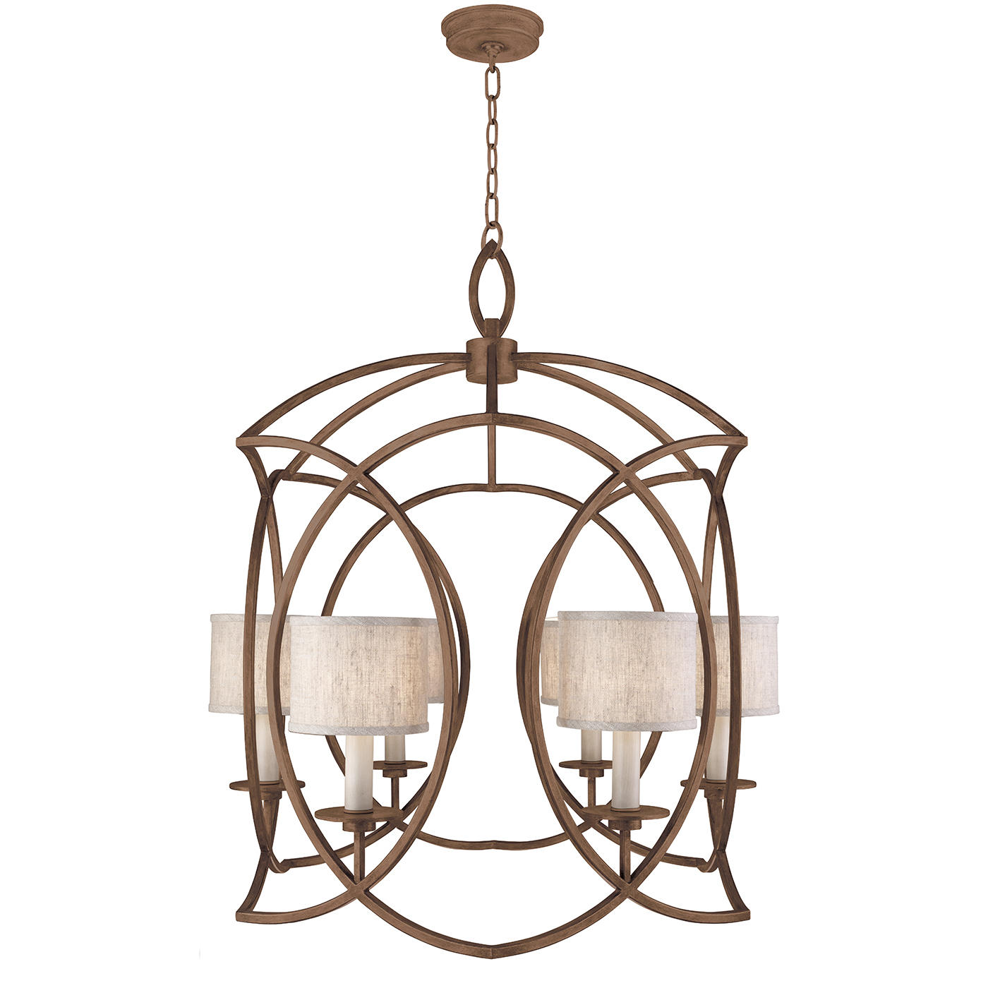 Cienfuegos 6 Light 30.5 inch Bronze Chandelier Ceiling Light