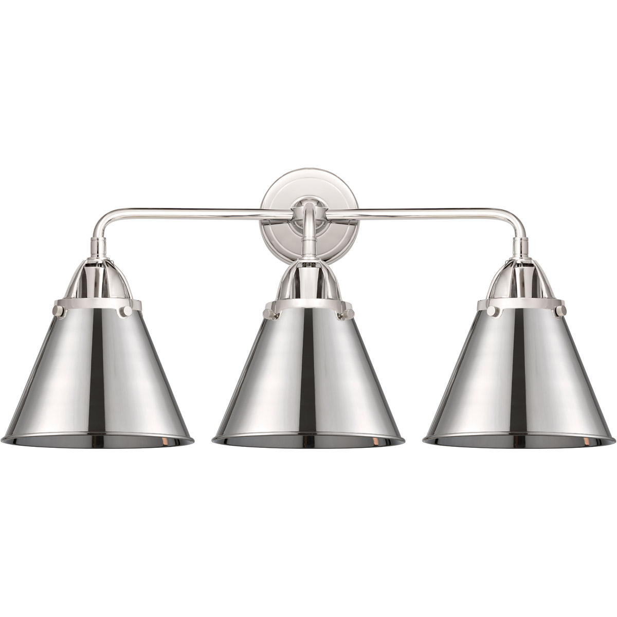 Nouveau 2 Appalachian 3 Light 26 inch Polished Chrome Bath Vanity Light Wall Light