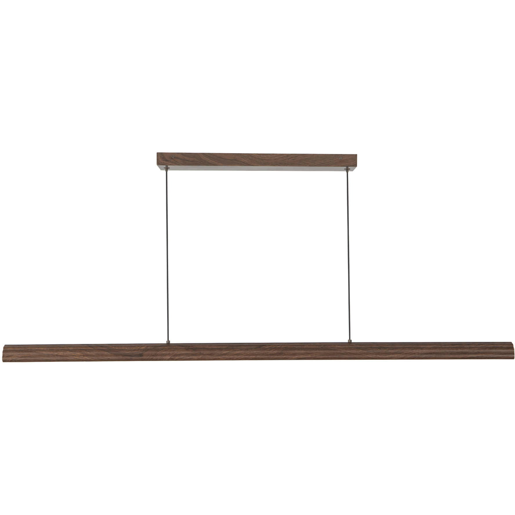 Alora Mood Dottie 48 inch Walnut Linear Pendant Ceiling Light
