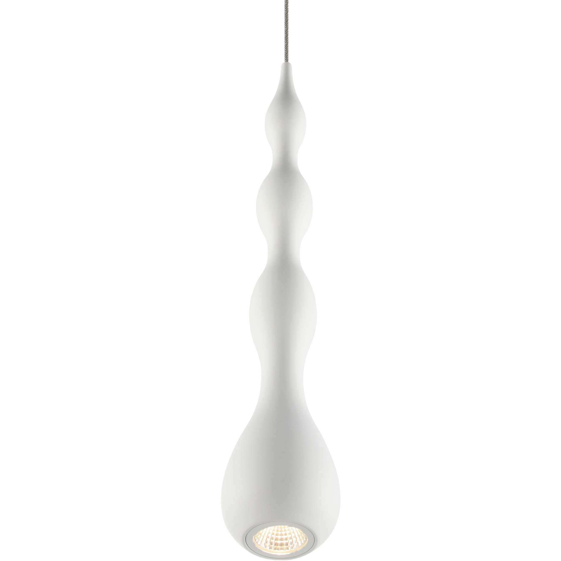 Polaris 5.25 inch White Pendant Ceiling Light