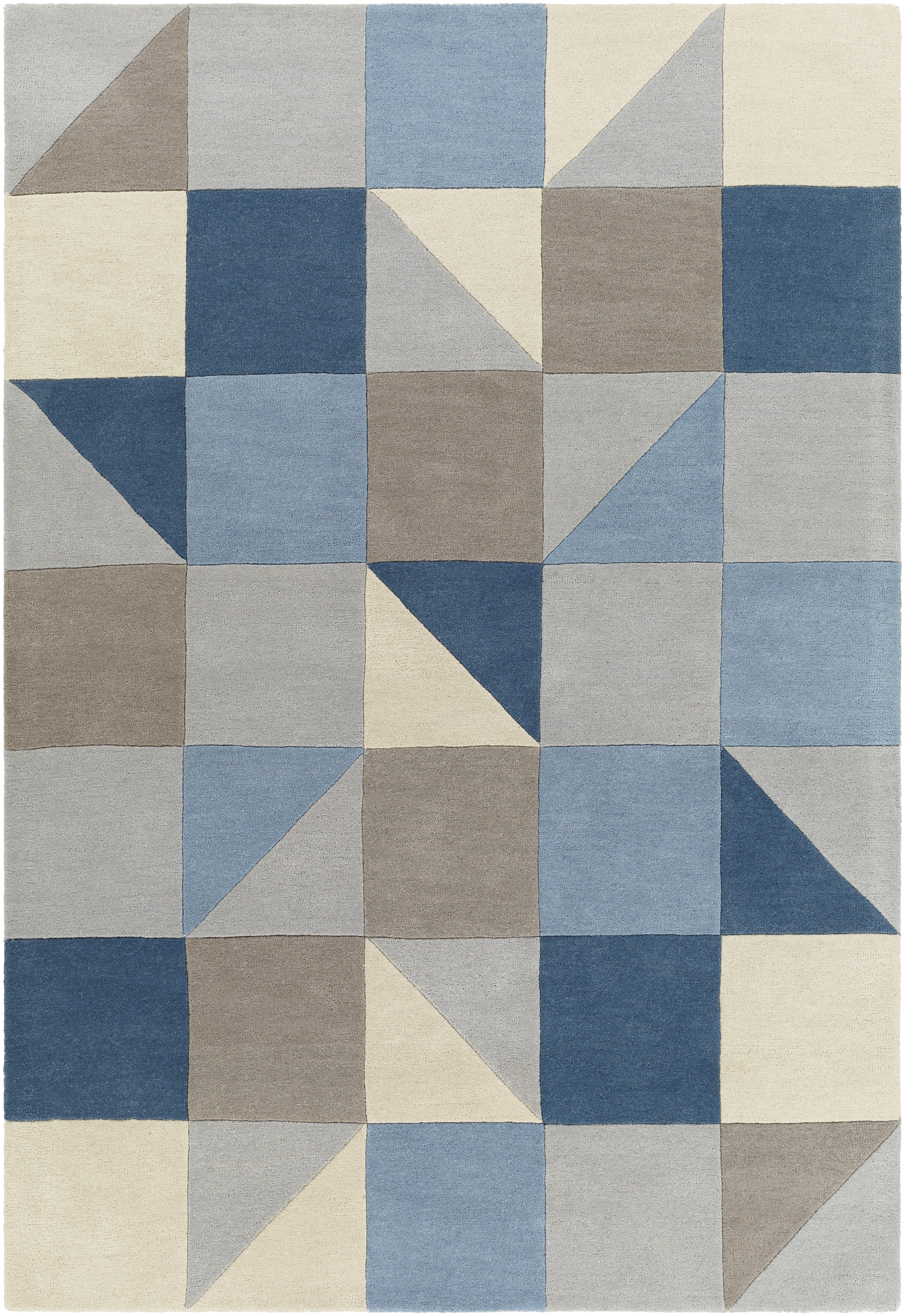 Queens 36 X 24 inch Pewter Rug in 2 x 3, Rectangle