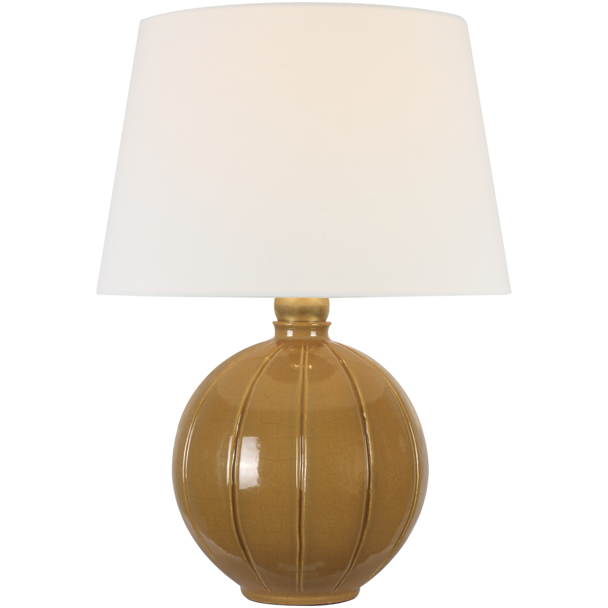 Thomas O'Brien Ponteil 16.5 inch 15 watt Crackled Sienna Table Lamp Portable Light