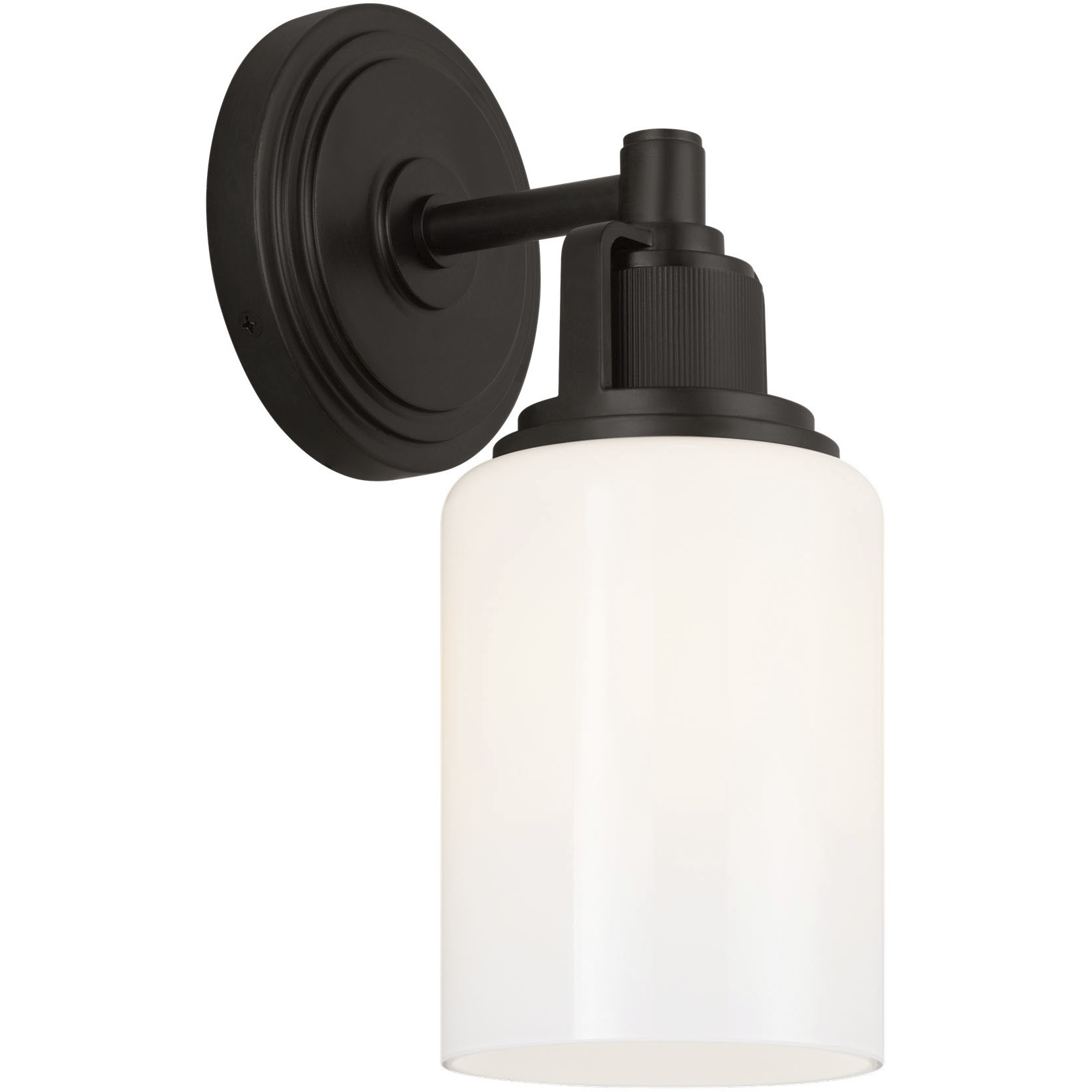 C&M by Chapman & Myers Ashford 1 Light 4.5 inch Aged Iron Bath Vanity Wall Light
