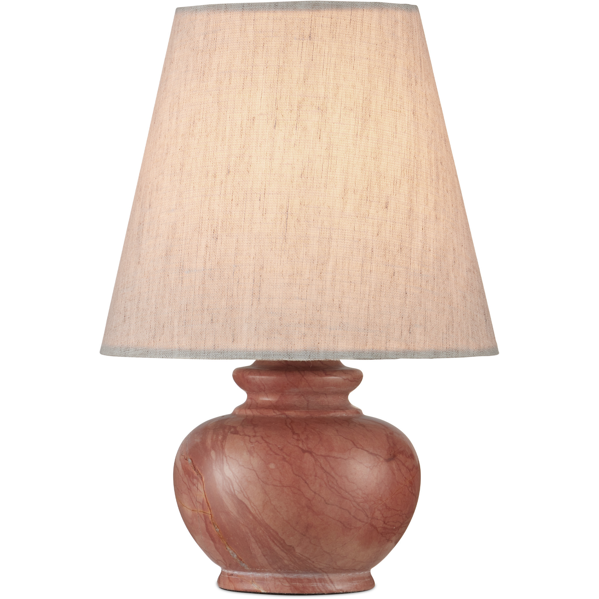 Piccolo 9 inch 25 watt Natural Rose Mini Table Lamp Portable Light