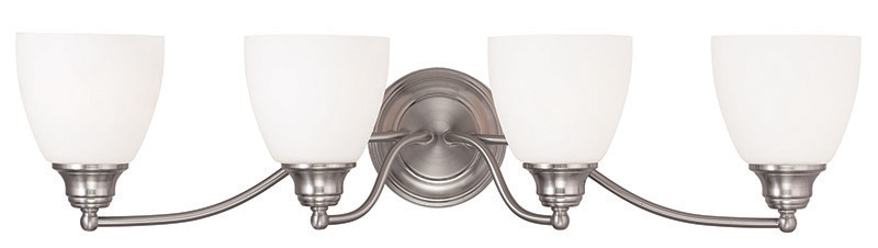 Somerville 4 Light 30 inch Brushed Nickel Bath Vanity Wall Light