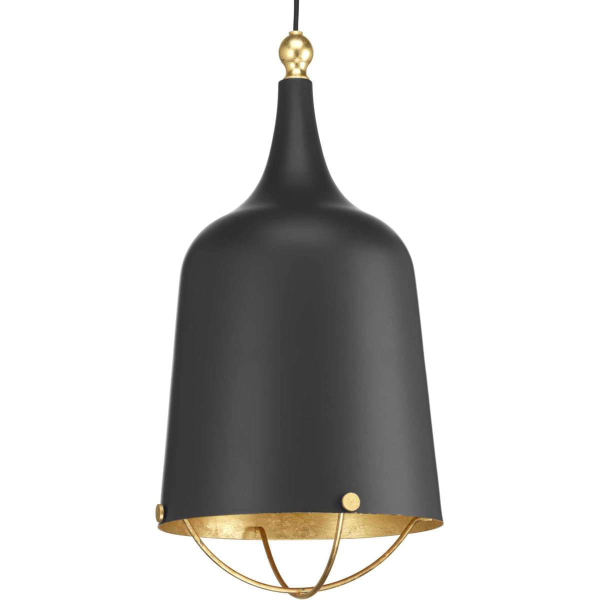 St. Thomas 1 Light 12.75 inch Matte Black Pendant Ceiling Light, Design Series