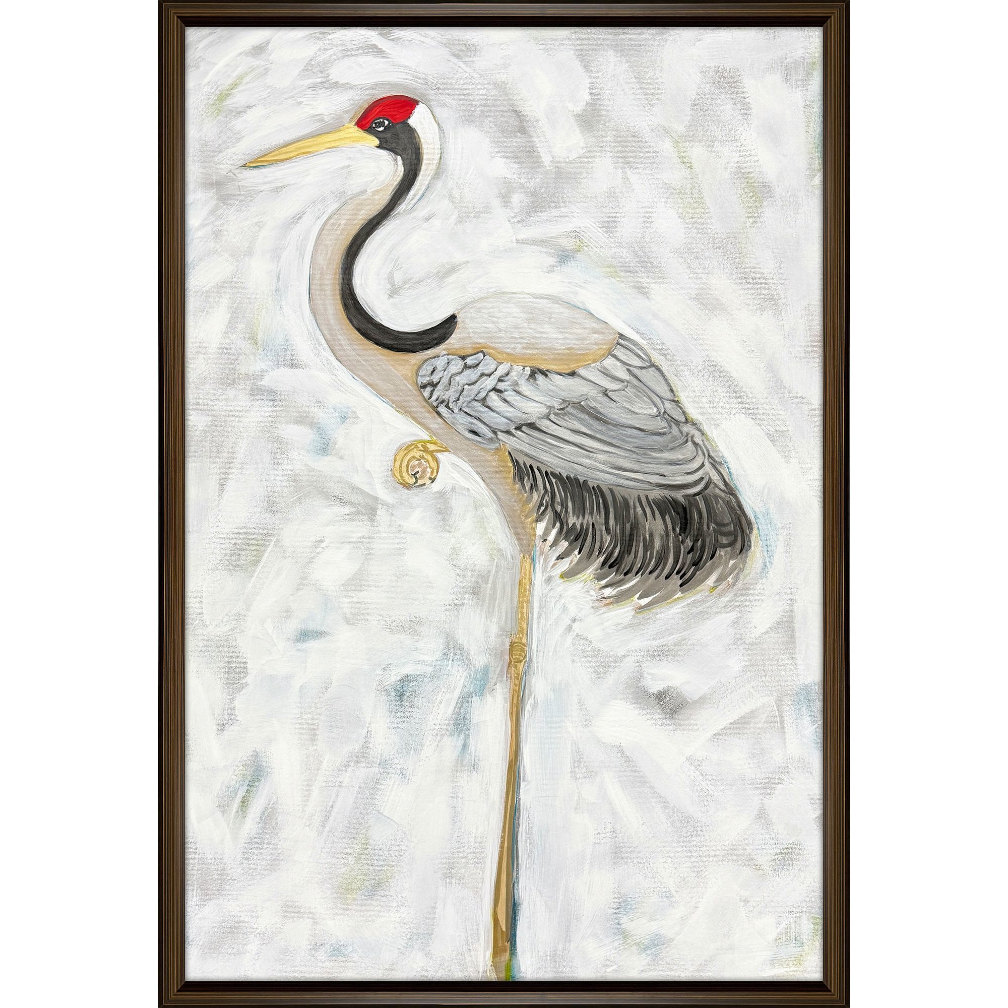 Good Wish White and Gray and Brown Framed Art, The Studio
