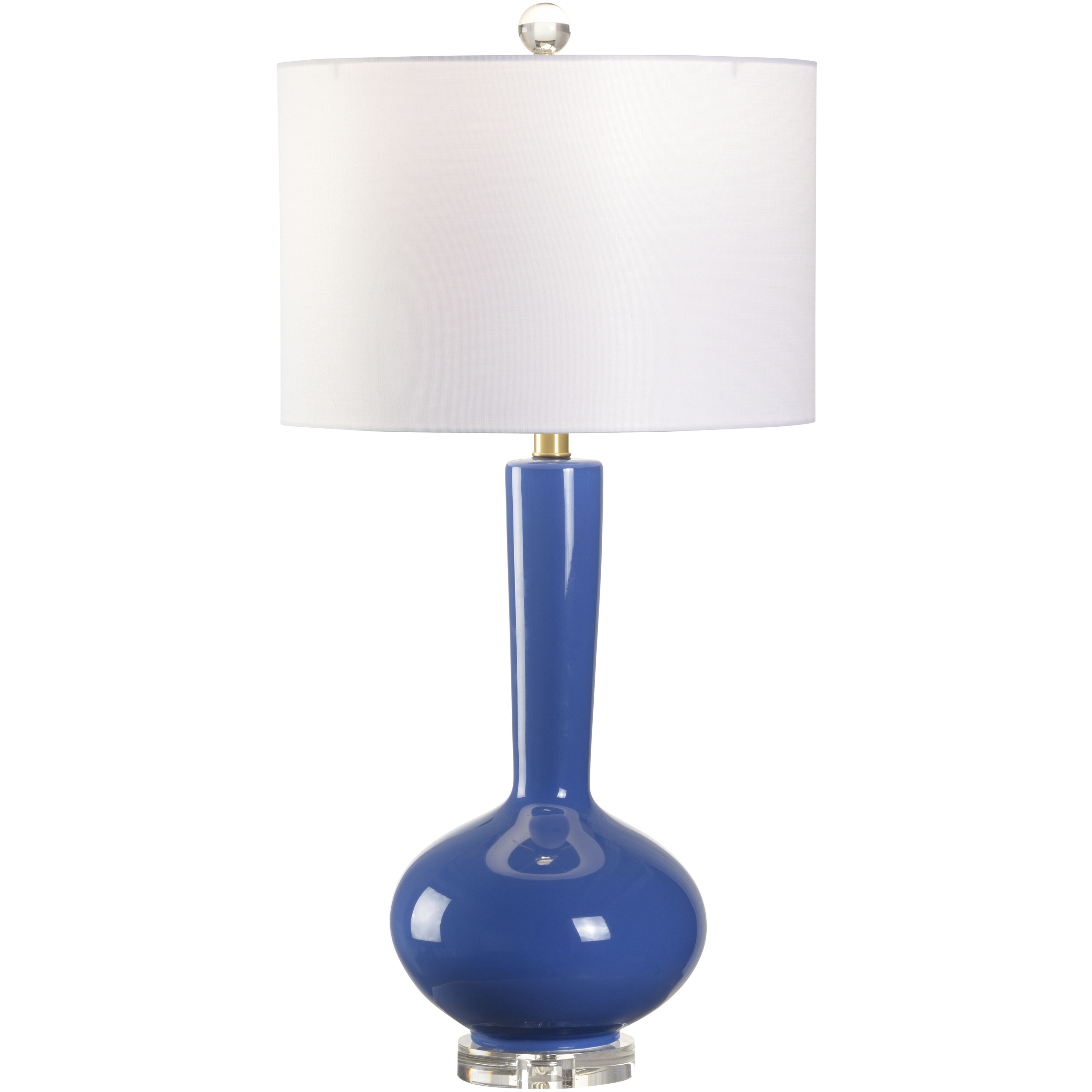 Ginny 23 inch 100.00 watt Blue Table Lamp Portable Light