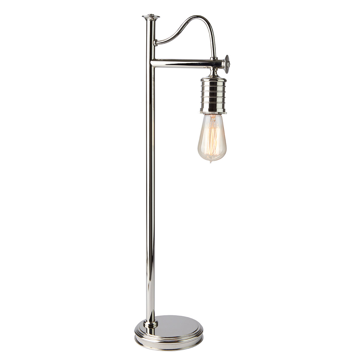 Douille 27 inch 8.00 watt Polished Nickel Table Lamp Portable Light, Elstead