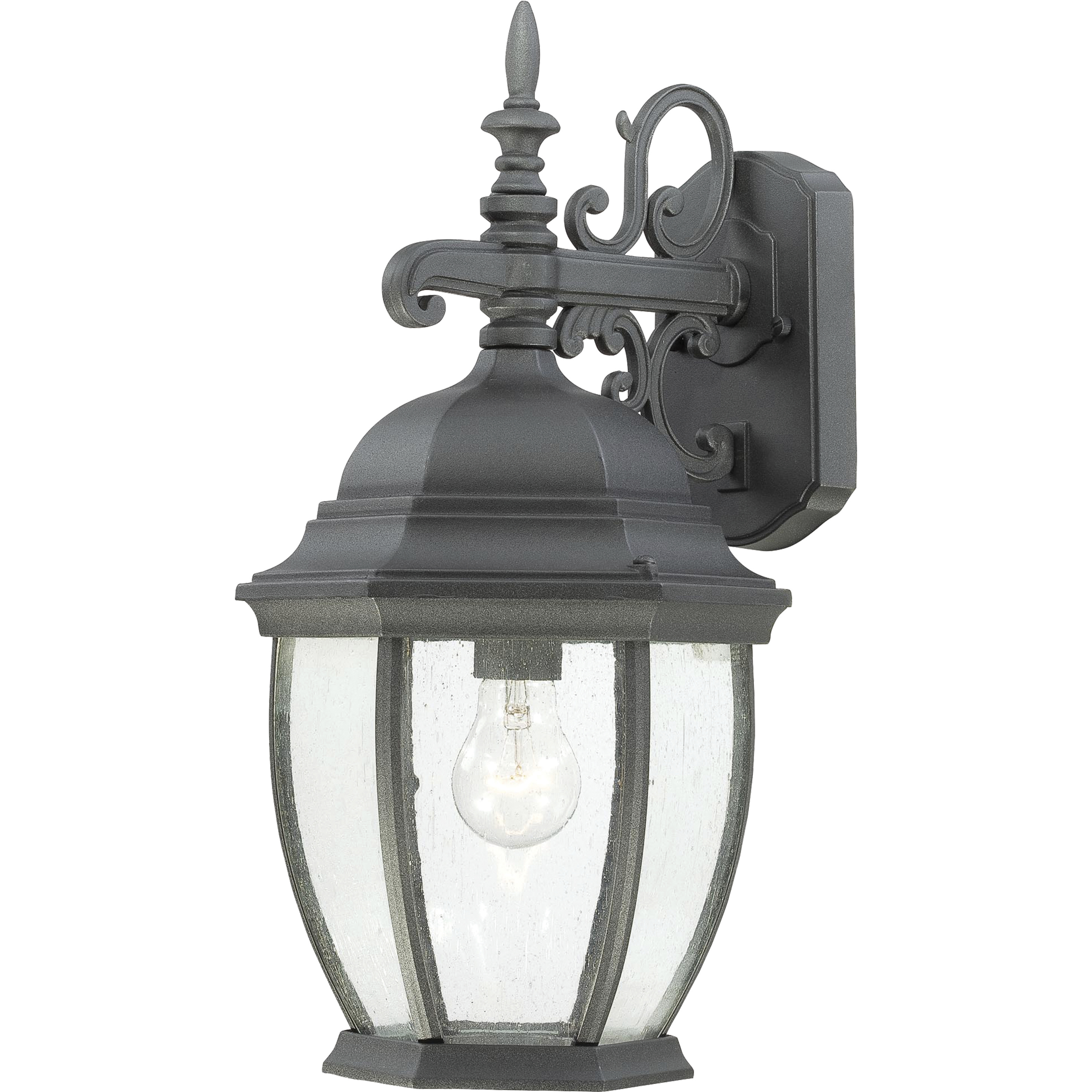 Covington 1 Light 18 inch Black Outdoor Wall Sconce