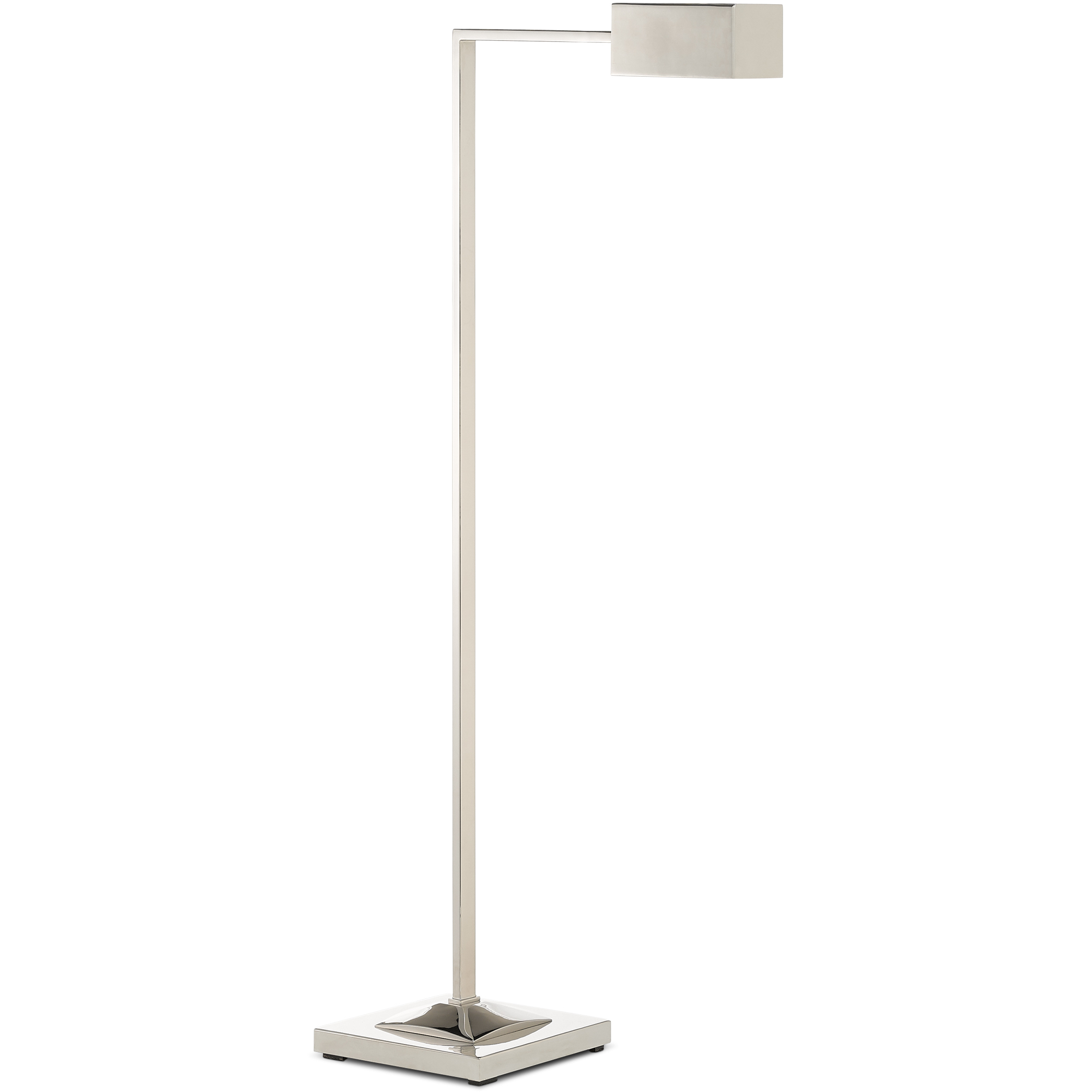 Ruxley 44.25 inch 25 watt Polished Nickel Floor Lamp Portable Light