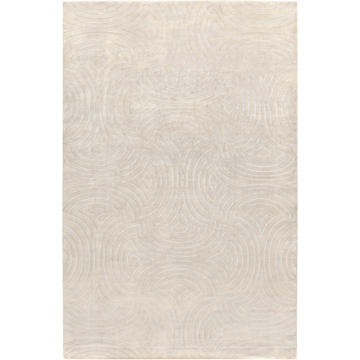 Luminous 36 X 24 inch Khaki, Medium Gray Rug