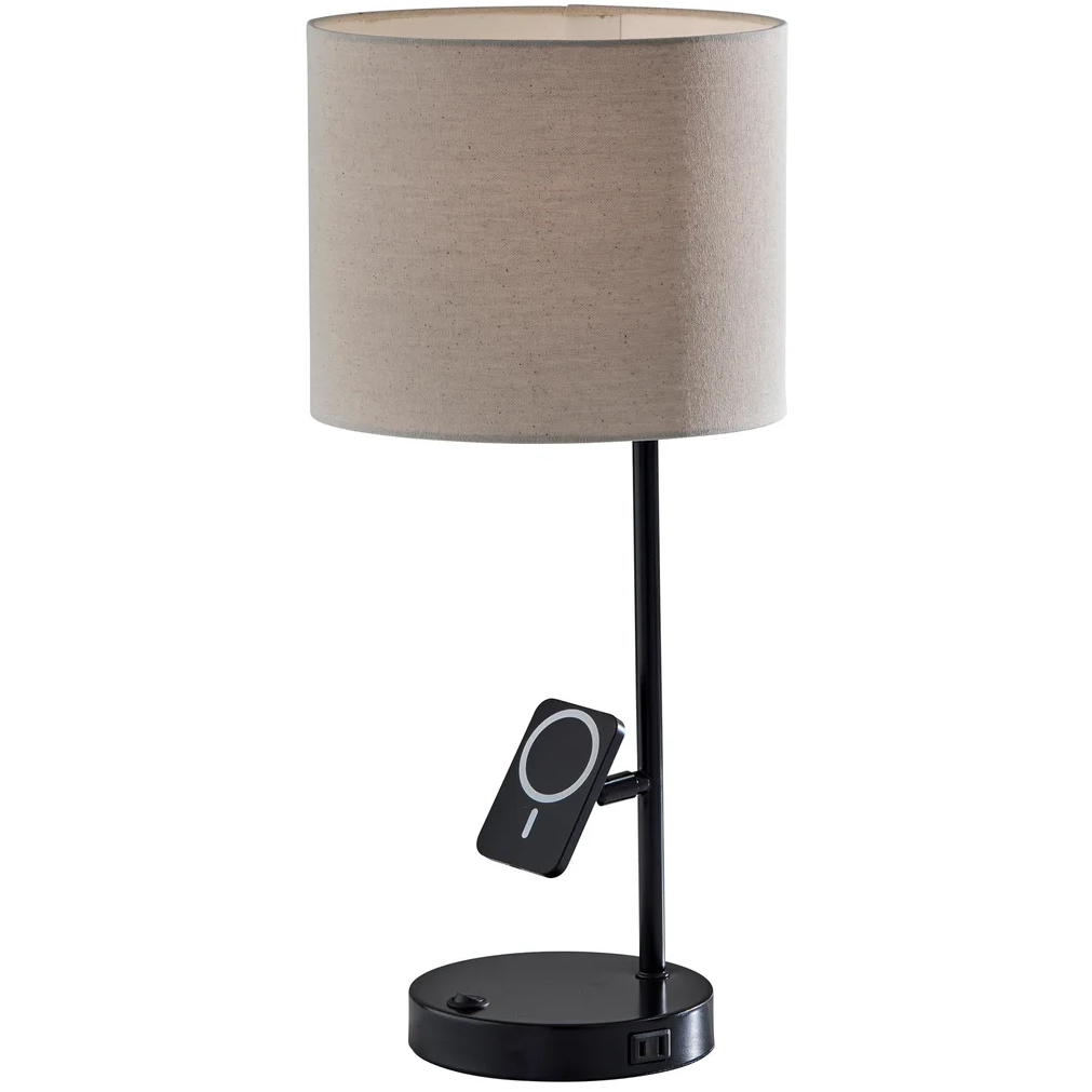 Wyatt 22 inch 60.00 watt Black Supercharger Desk Lamp Portable Light