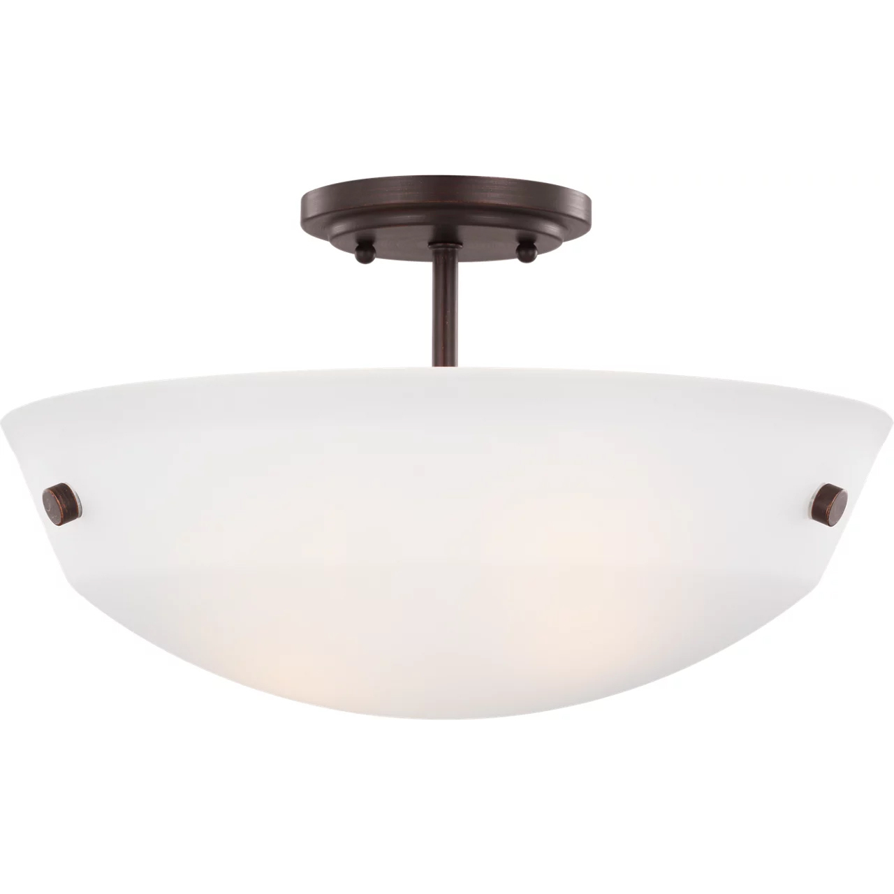 Kerrville 2 Light 15 inch Bronze Convertible Semi-Flush Pendant Ceiling Light