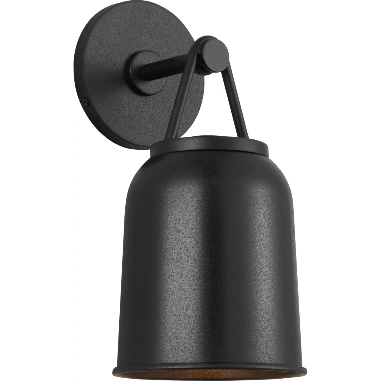 Richard June Liora 1 Light 11.13 inch Textured Black Outdoor Wall Light