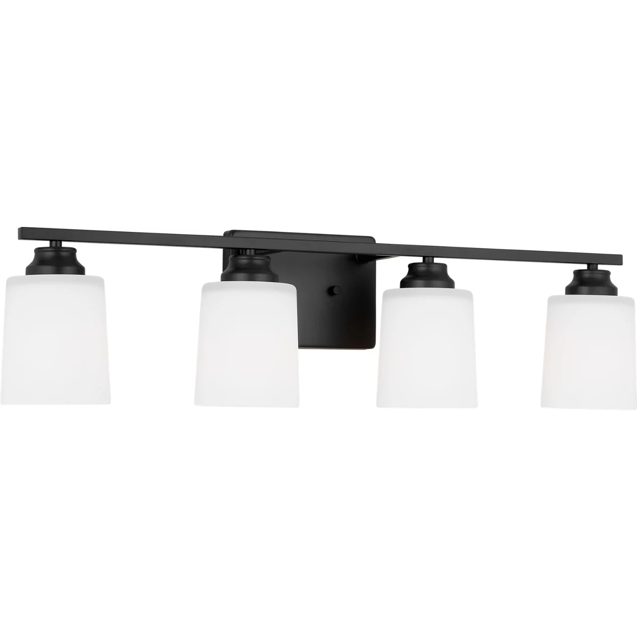 Vinton 4 Light 29 inch Midnight Black Wall Bath Fixture Wall Light in Incandescent