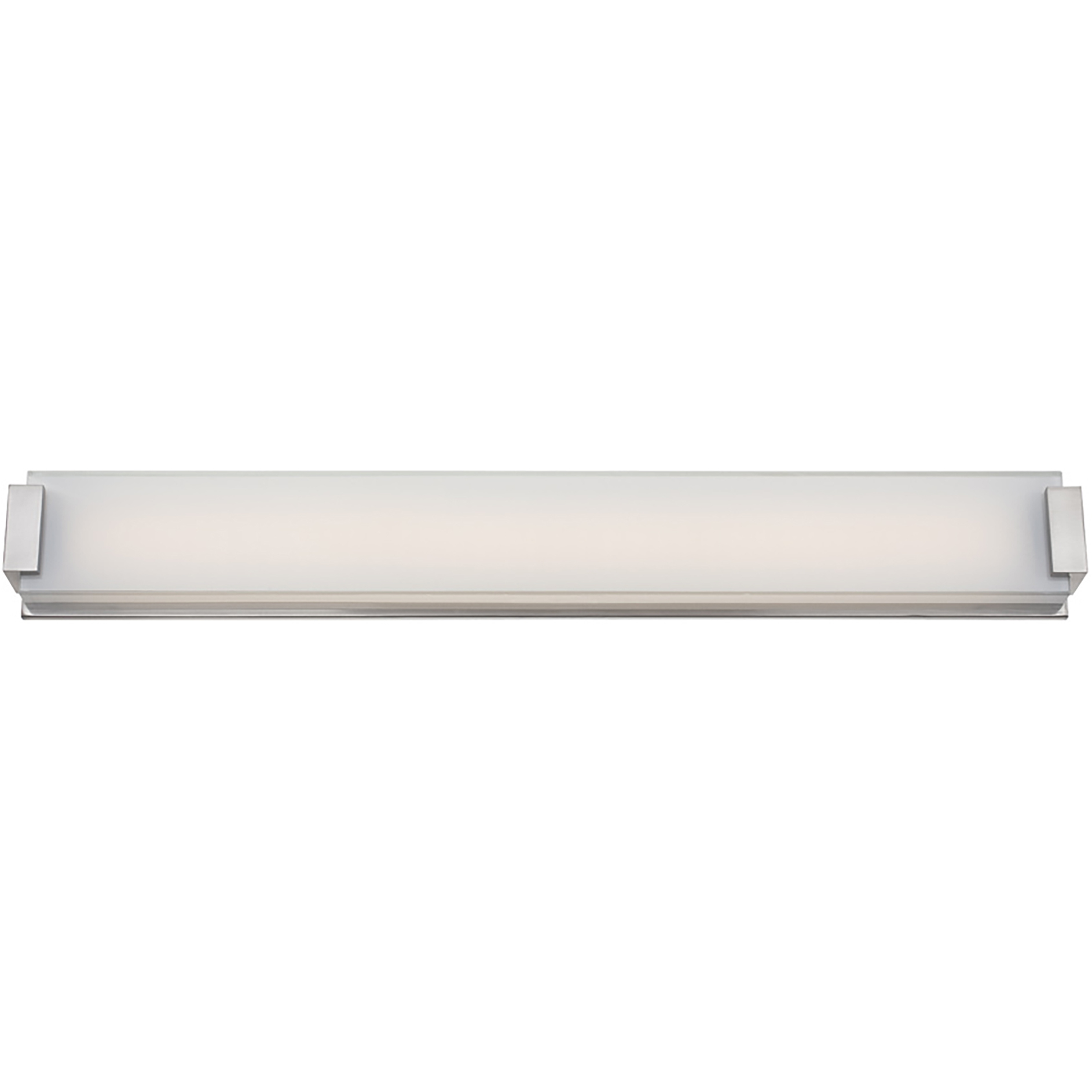 Polar LED 40 inch Brushed Nickel Bath Vanity & Wall Light in 40in.