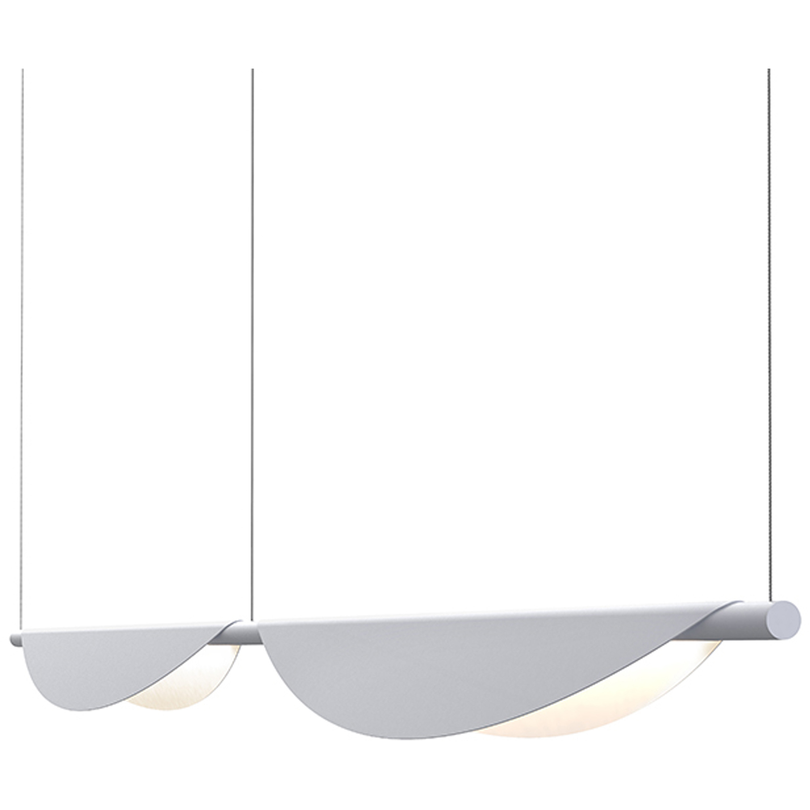 Tela LED 78.75 inch Dove Gray Pendant Ceiling Light