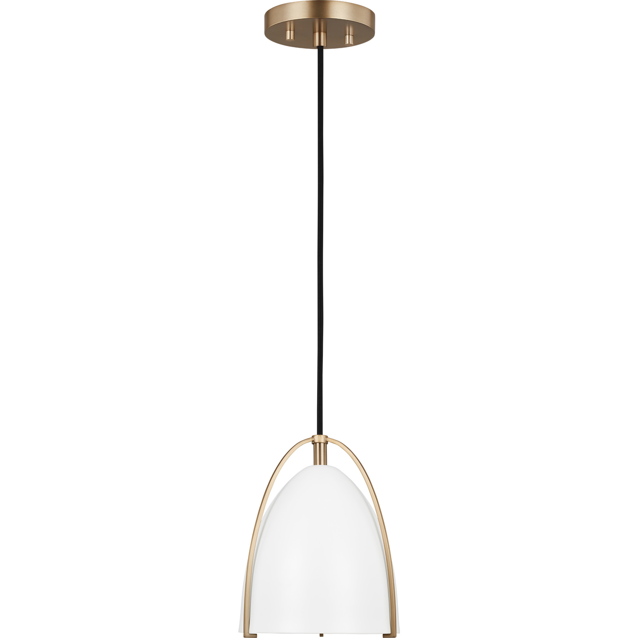 Sean Lavin Norman 1 Light 6.25 inch Satin Brass Pendant Ceiling Light