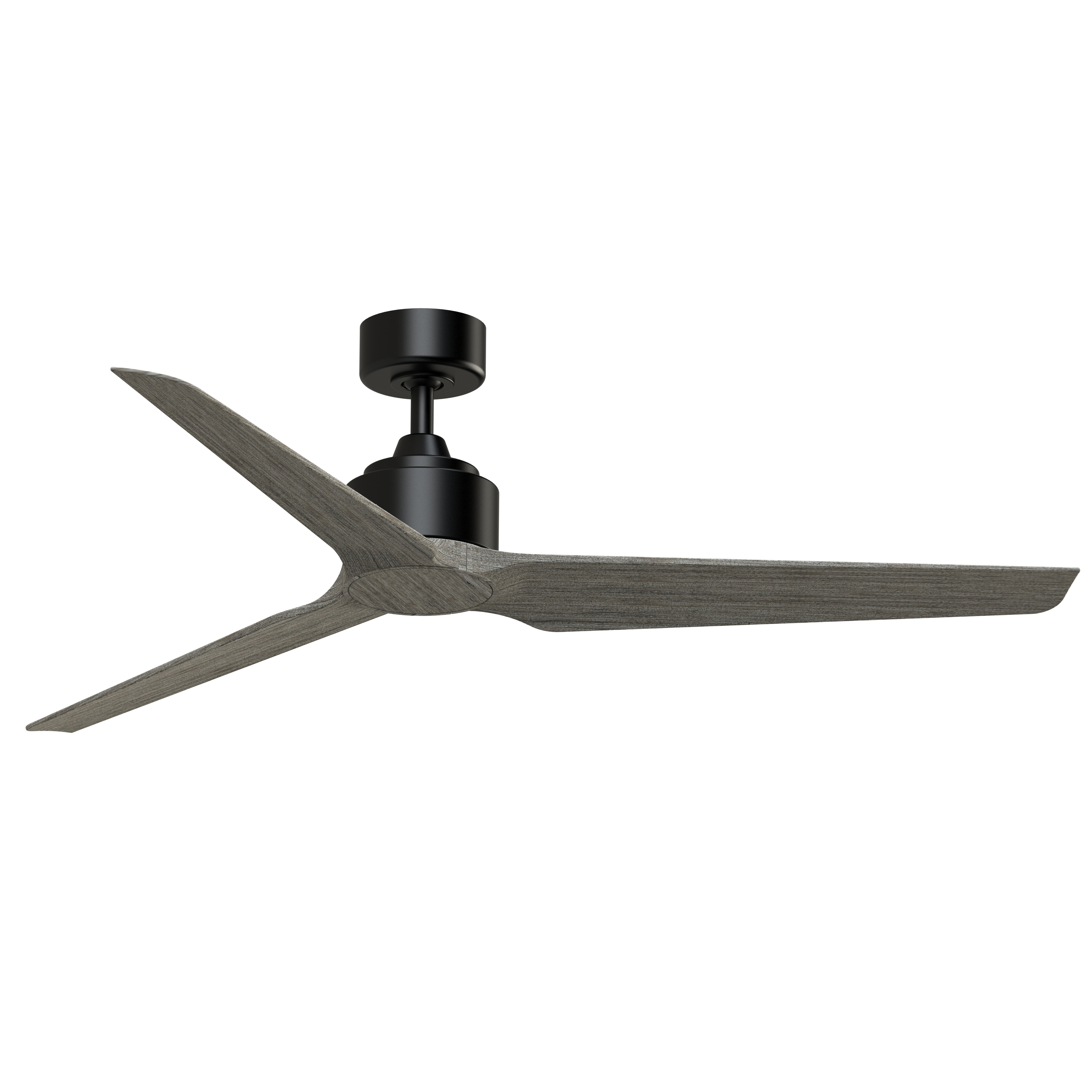TriAire Custom 52 inch Black Indoor/Outdoor Smart Ceiling Fan in 56, Kit