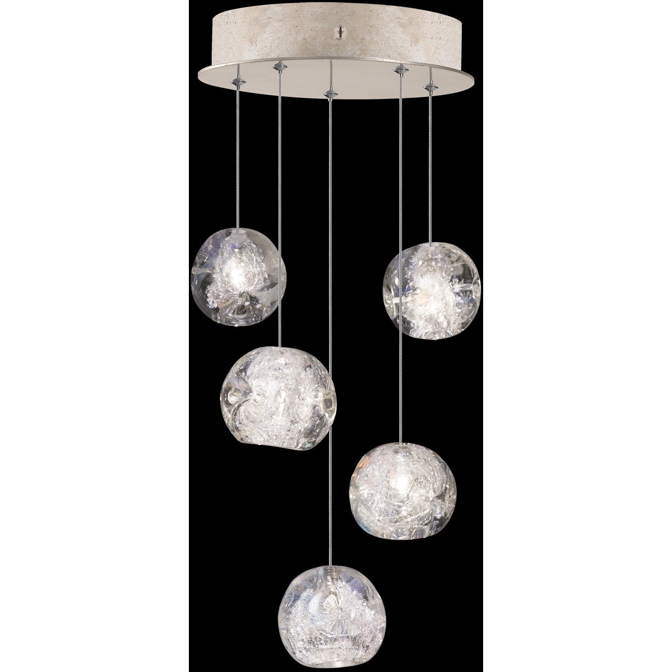 Natural Inspirations 5 Light 12 inch Gold Pendant Ceiling Light