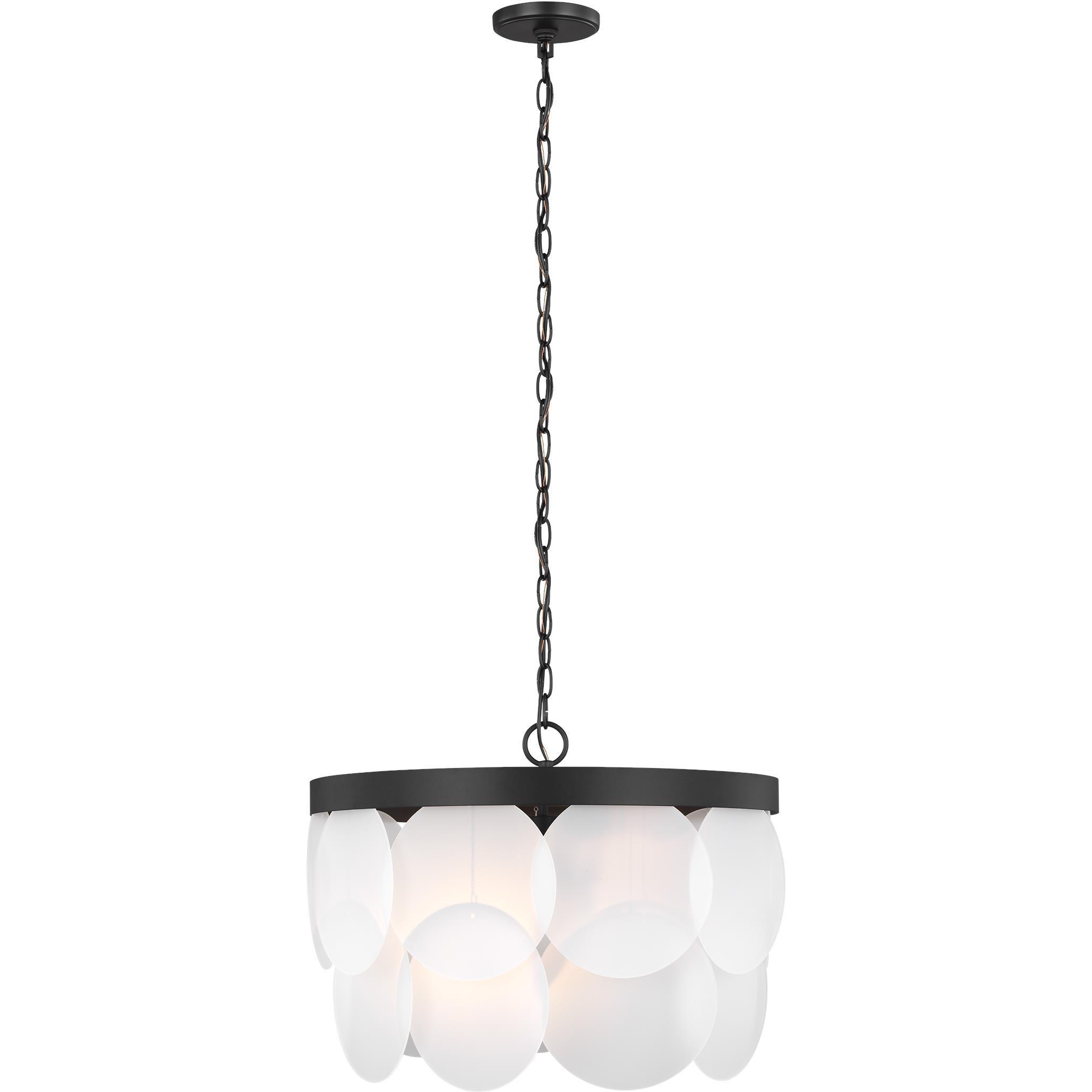Sean Lavin Mellita 6 Light 21 inch Midnight Black Pendant Ceiling Light