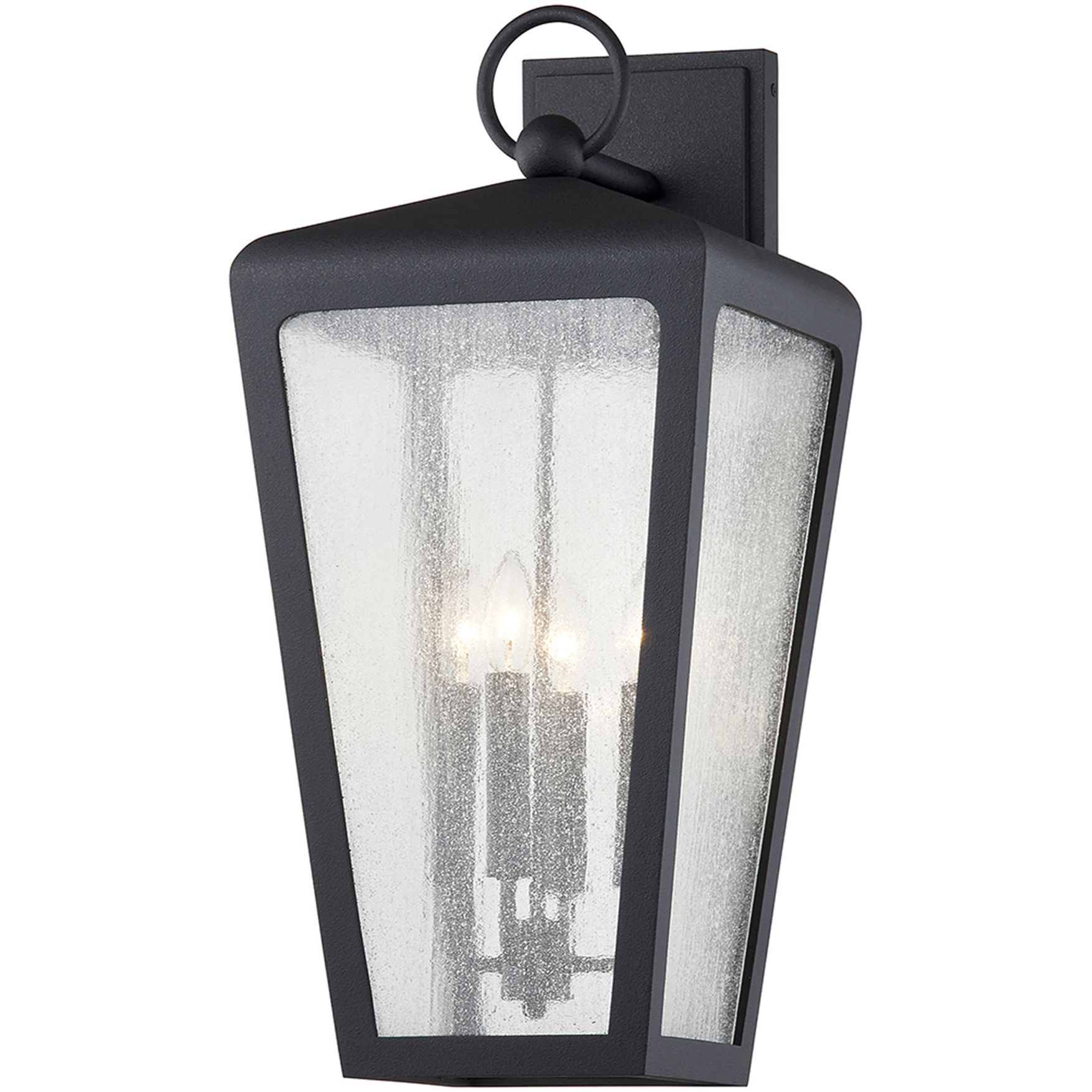 Mariden 4 Light 26 inch Textured Black Outdoor Wall Sconce