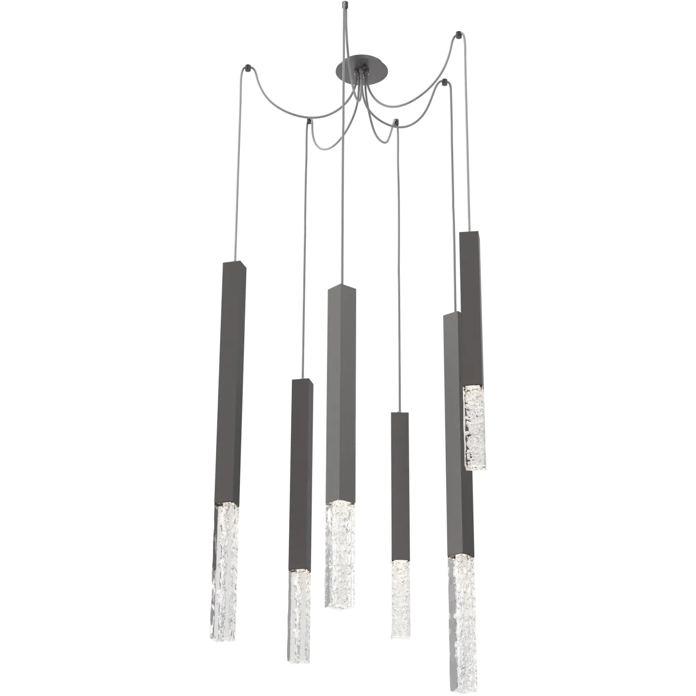Axis XL LED 11 inch Graphite Swag Multi-Pendant Ceiling Light