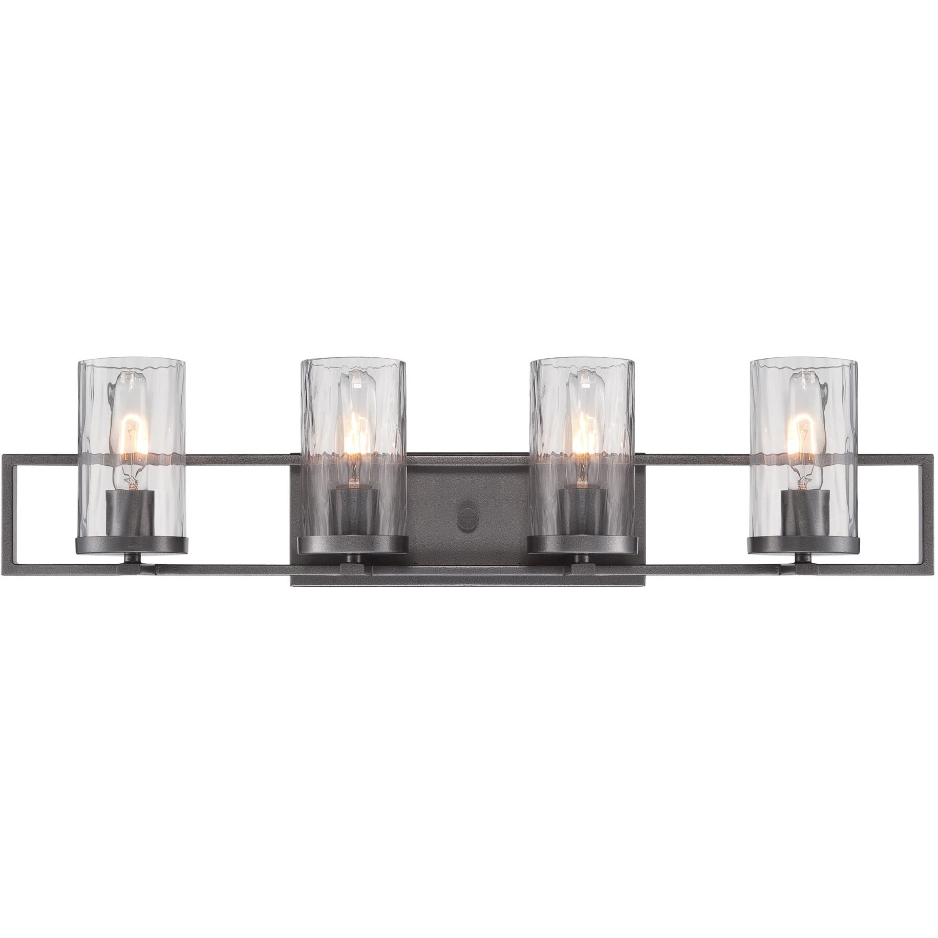 Elements 4 Light 31 inch Charcoal Bath Bar Wall Light 