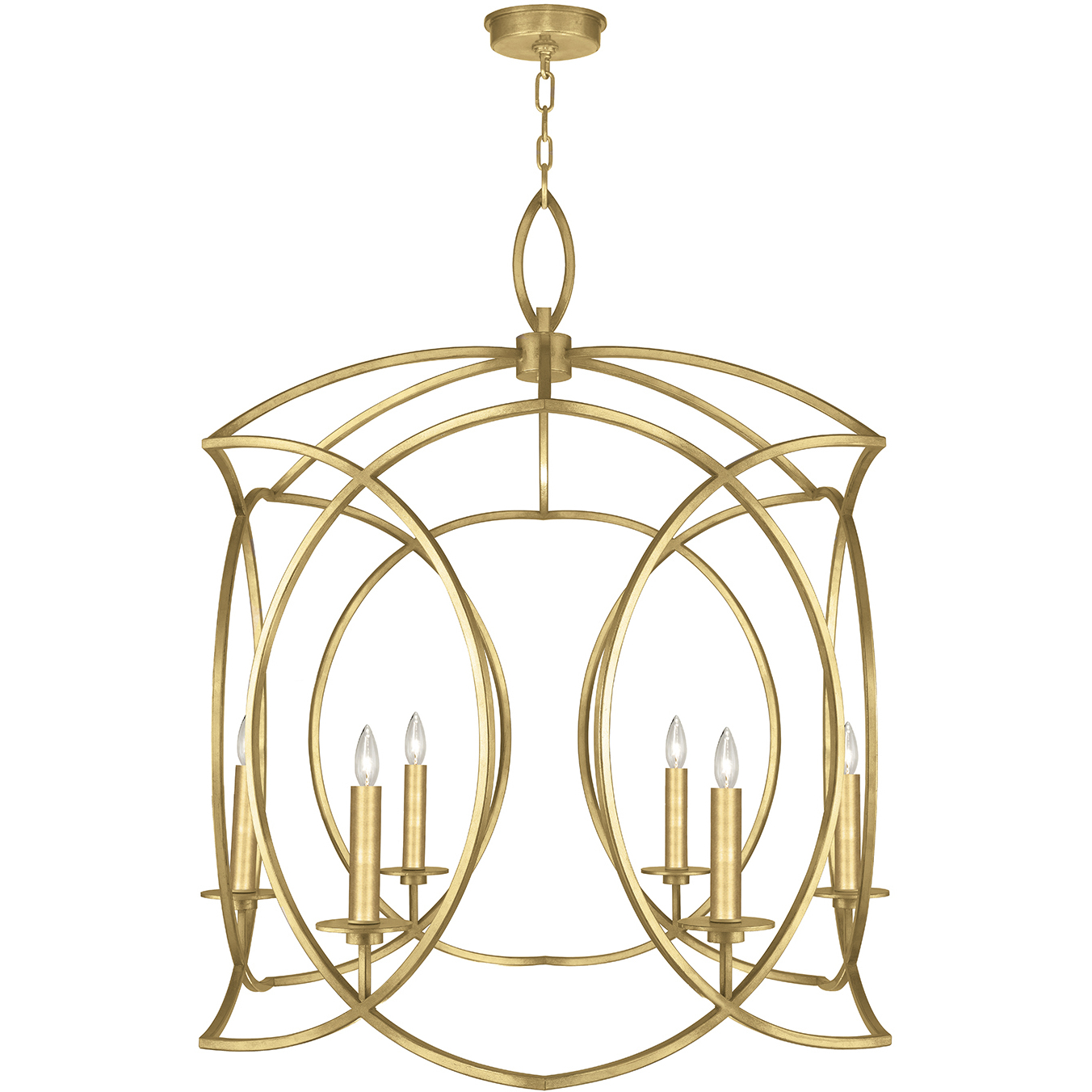Cienfuegos 6 Light 28.5 inch Gold Chandelier Ceiling Light