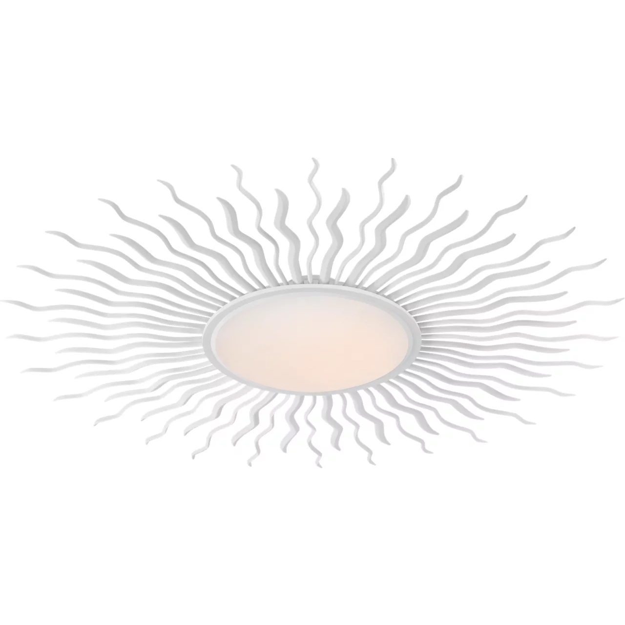 Suzanne Kasler Re LED 48.75 inch Matte White Semi-Flush Mount Ceiling Light