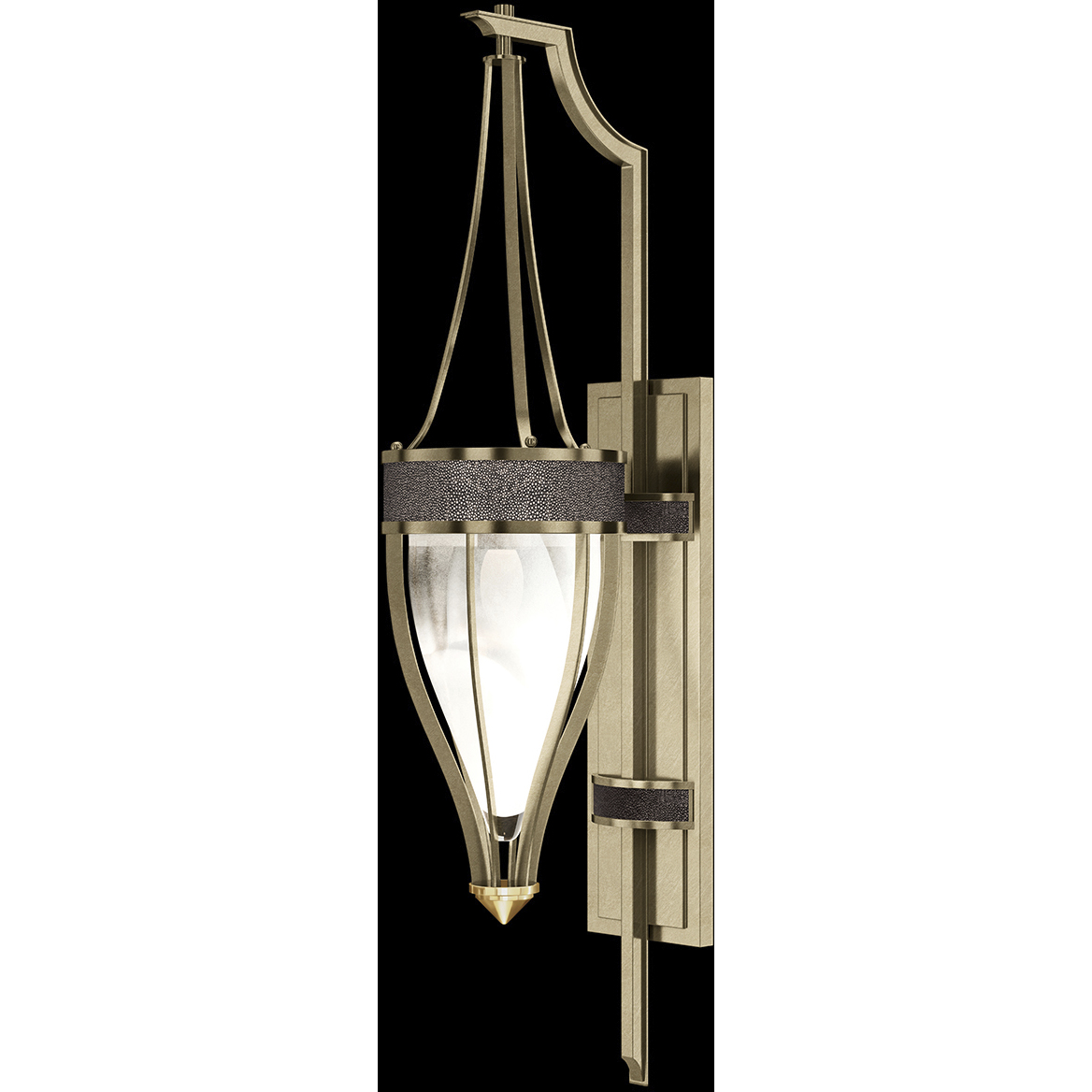 Mirage 1 Light 7.5 inch Gold Sconce Wall Light