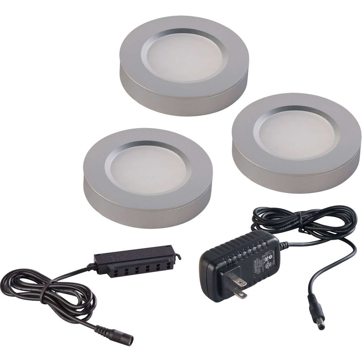 Countermax Mx-ld-r 2.75 inch Brushed Aluminum Under Cabinet Disc