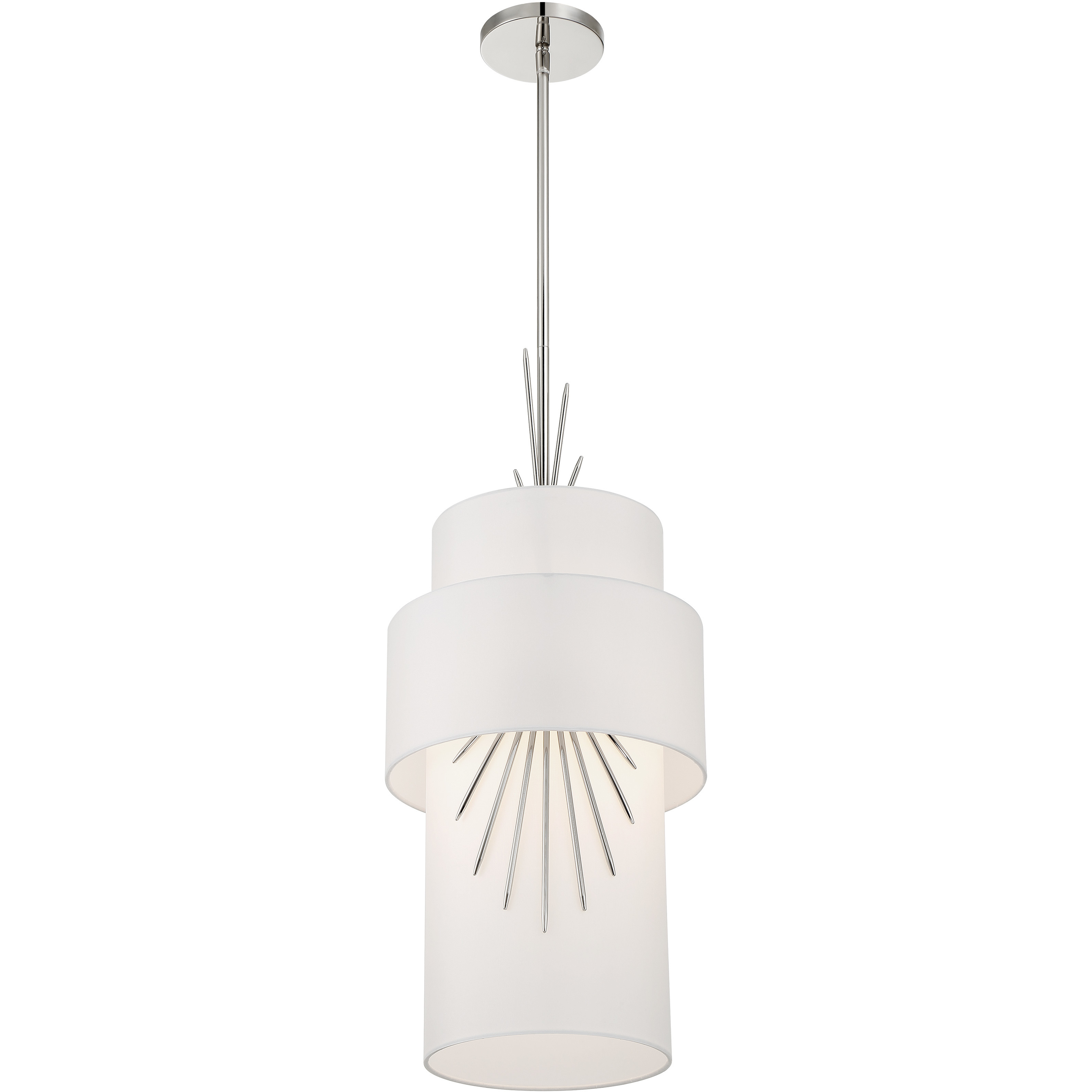 Gramercy 1 Light 11.88 inch Polished Nickel Mini Pendant Ceiling Light
