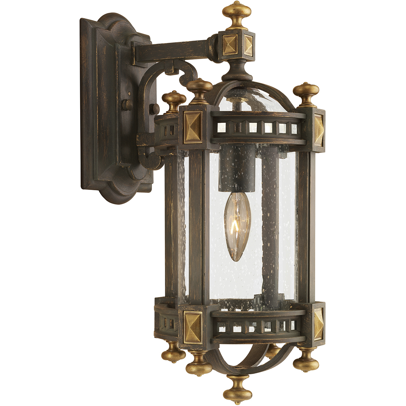 Beekman Place 1 Light 18 inch Bronze Outdoor Wall Mount