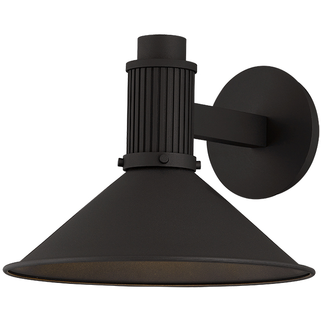 Elani 1 Light 8.75 inch Textured Black Exterior Wall Sconce