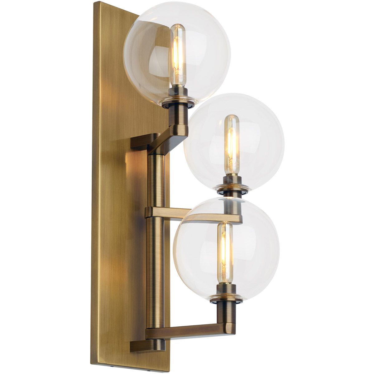 Sean Lavin Gambit 8.3 inch Aged Brass Wall Light in Incandescent