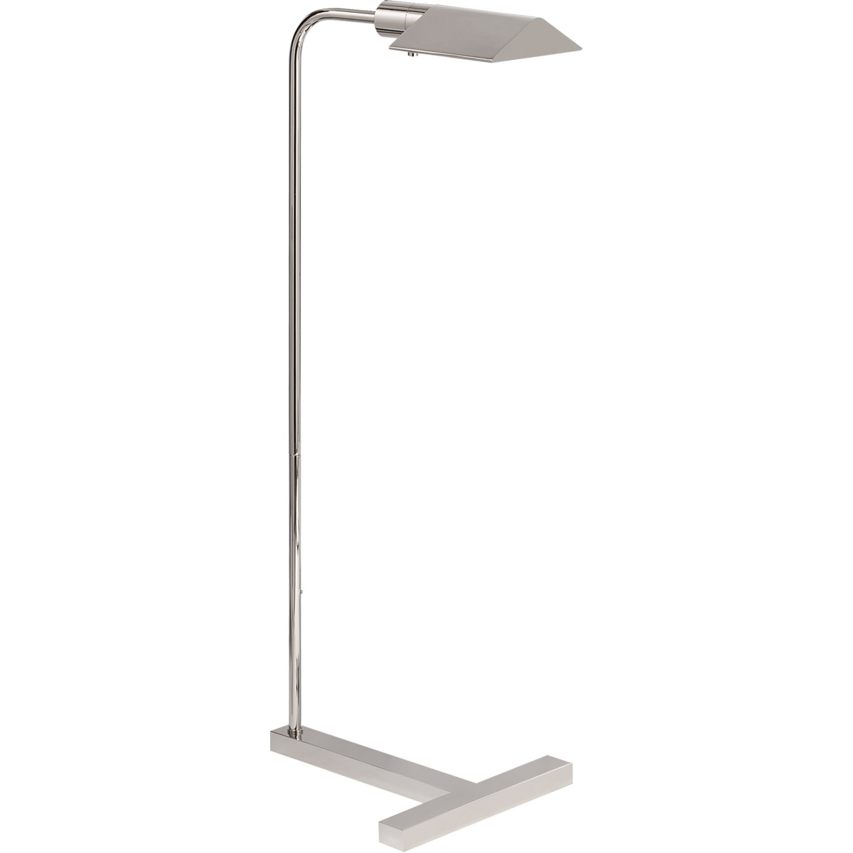 J. Randall Powers William 36.25 inch 40 watt Polished Nickel Floor Lamp Portable Light