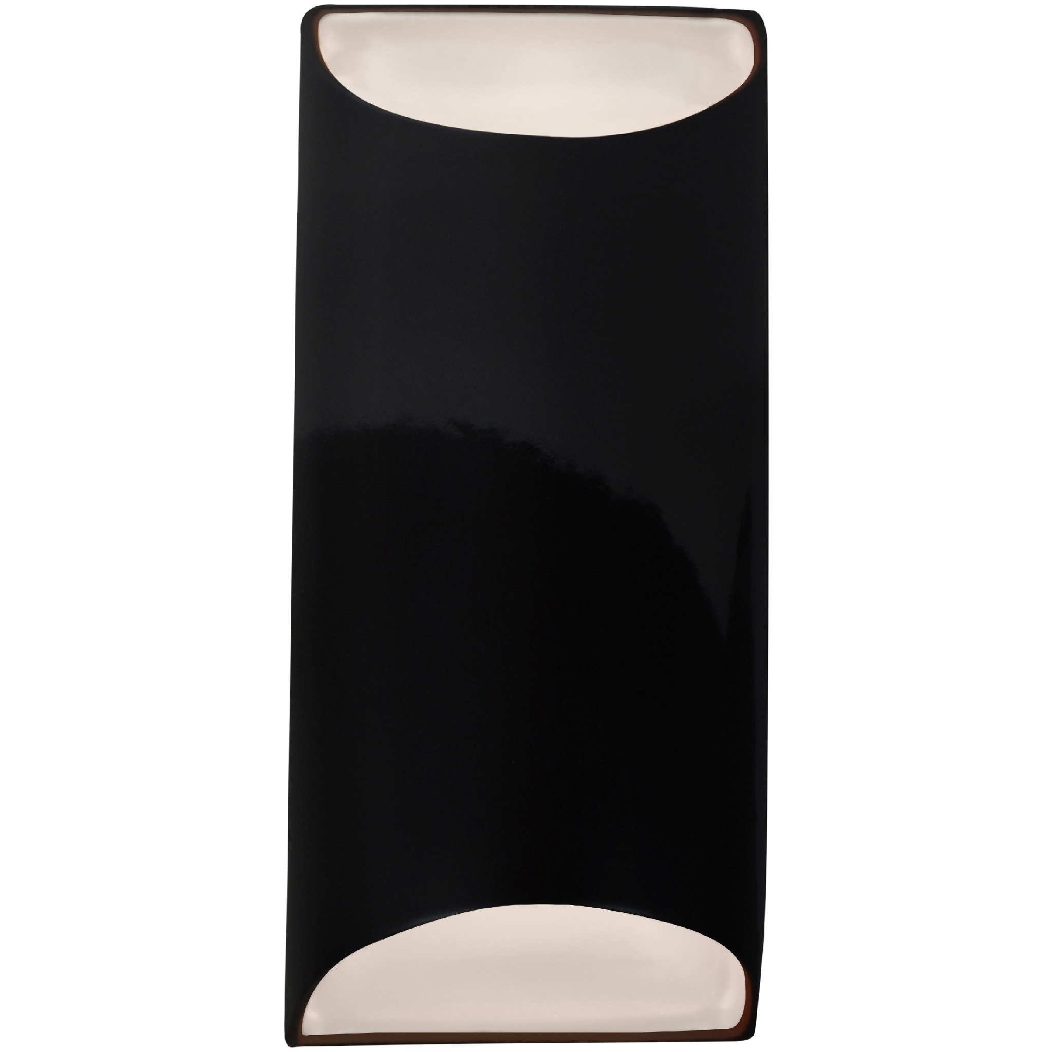 Ambiance LED 7 inch Gloss Black ADA Wall Sconce Wall Light