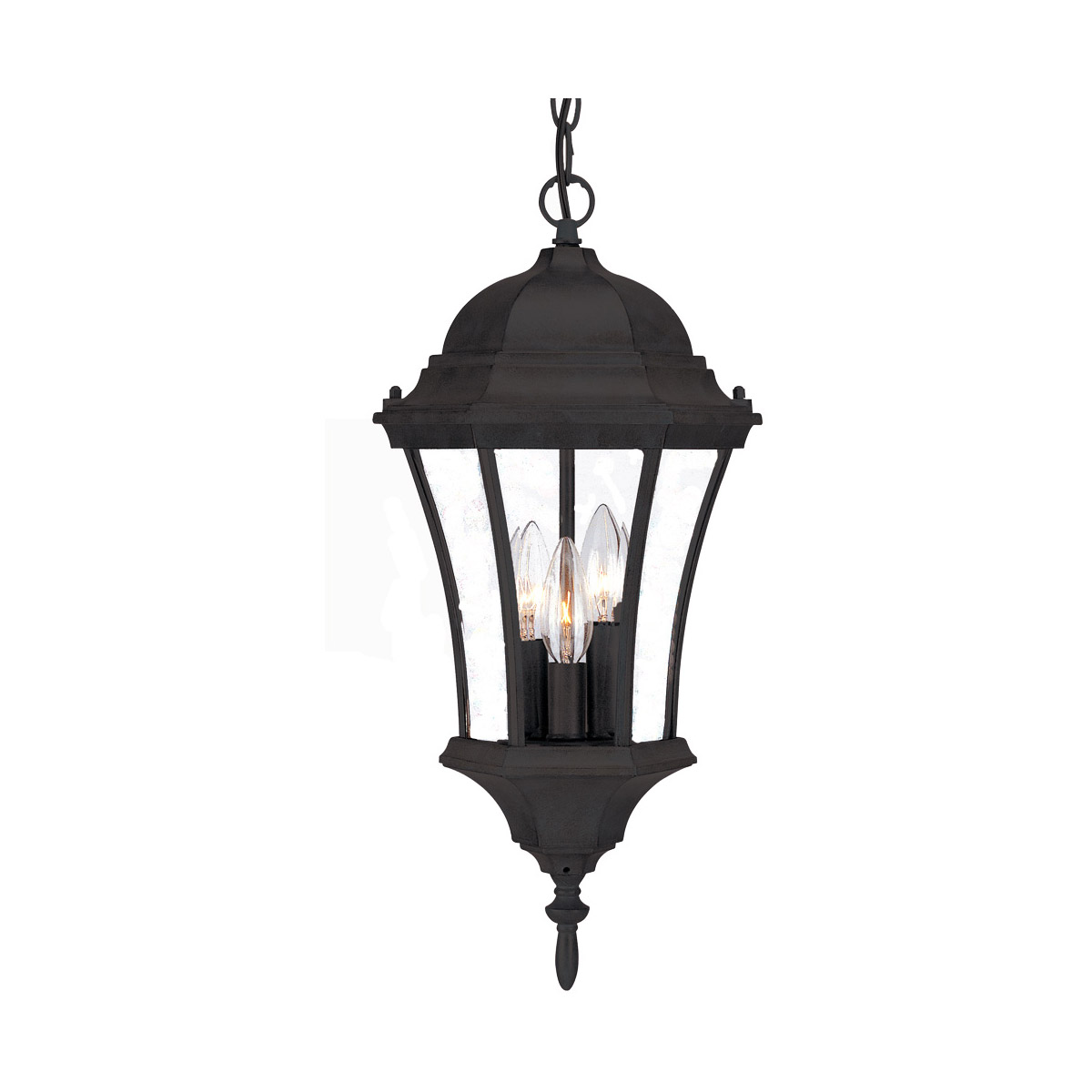 Bryn Mawr 3 Light 9.5 inch Matte Black Exterior Hanging Lantern