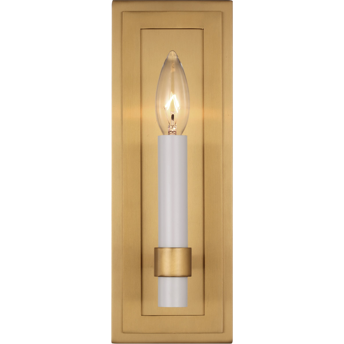C&M by Chapman & Myers Marston 1 Light 4.25 inch Burnished Brass ADA Wall Sconce Wall Light