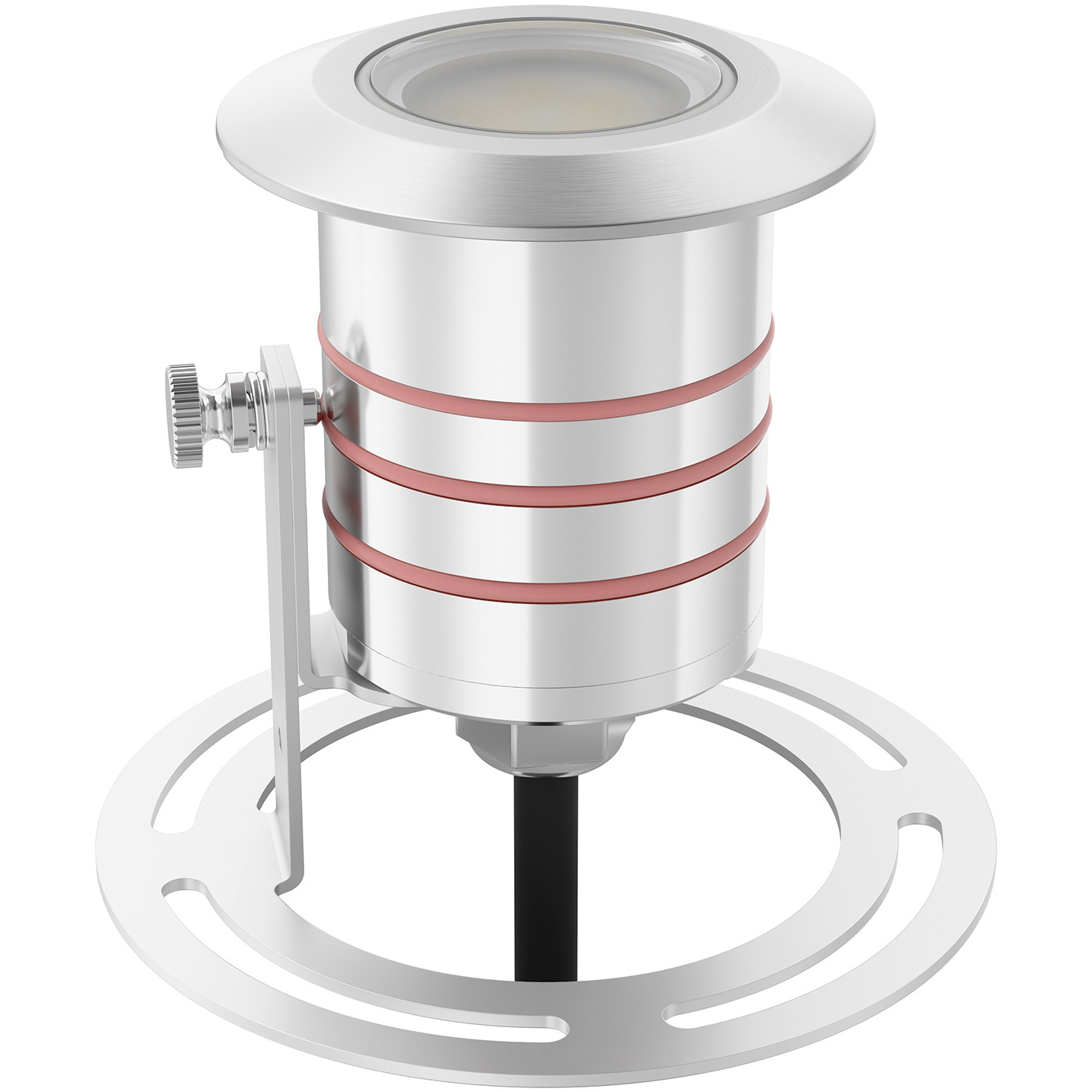 WAC Submersible Indicator Light 12 4.2 watt Stainless Steel Path Indicator Light in 2in, Colorscaping