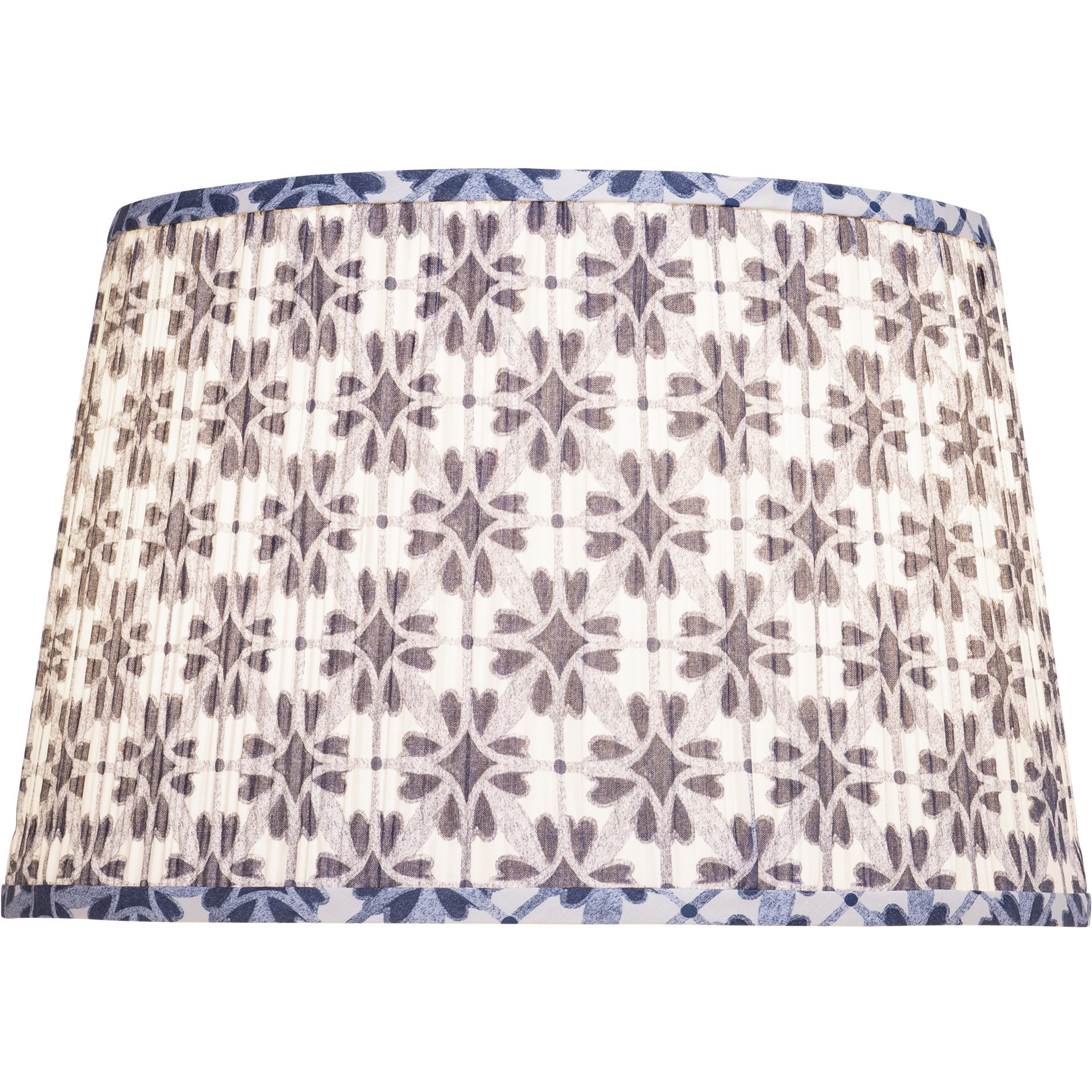 Pembrook Blue and Ivory 16 inch Lamp Shade