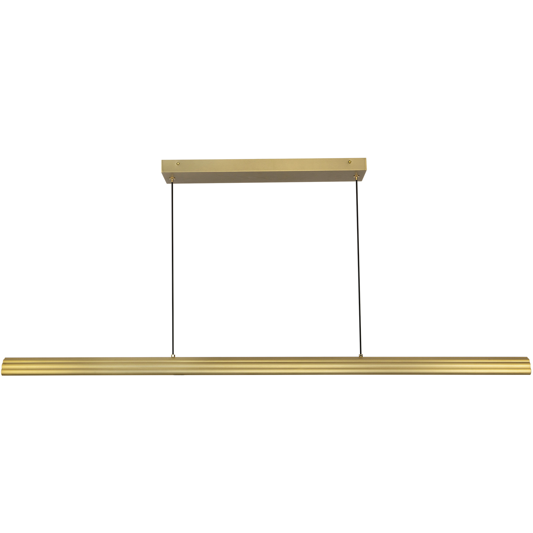 Alora Mood Dottie 48 inch Brushed Gold Linear Pendant Ceiling Light