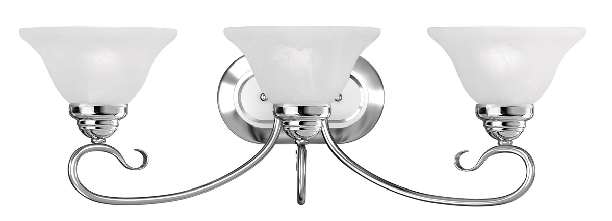 Coronado 3 Light 27 inch Polished Chrome Bath Vanity Wall Light