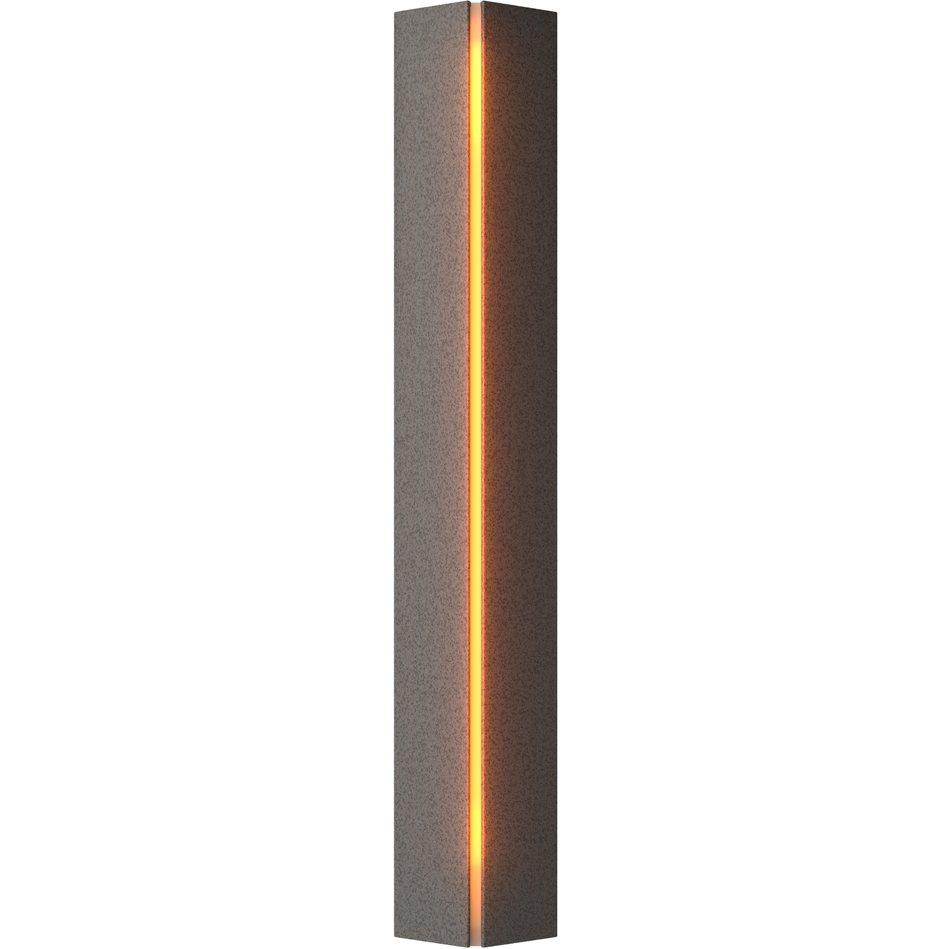 Gallery 3 Light 4.3 inch Natural Iron ADA Sconce Wall Light in Amber, Small