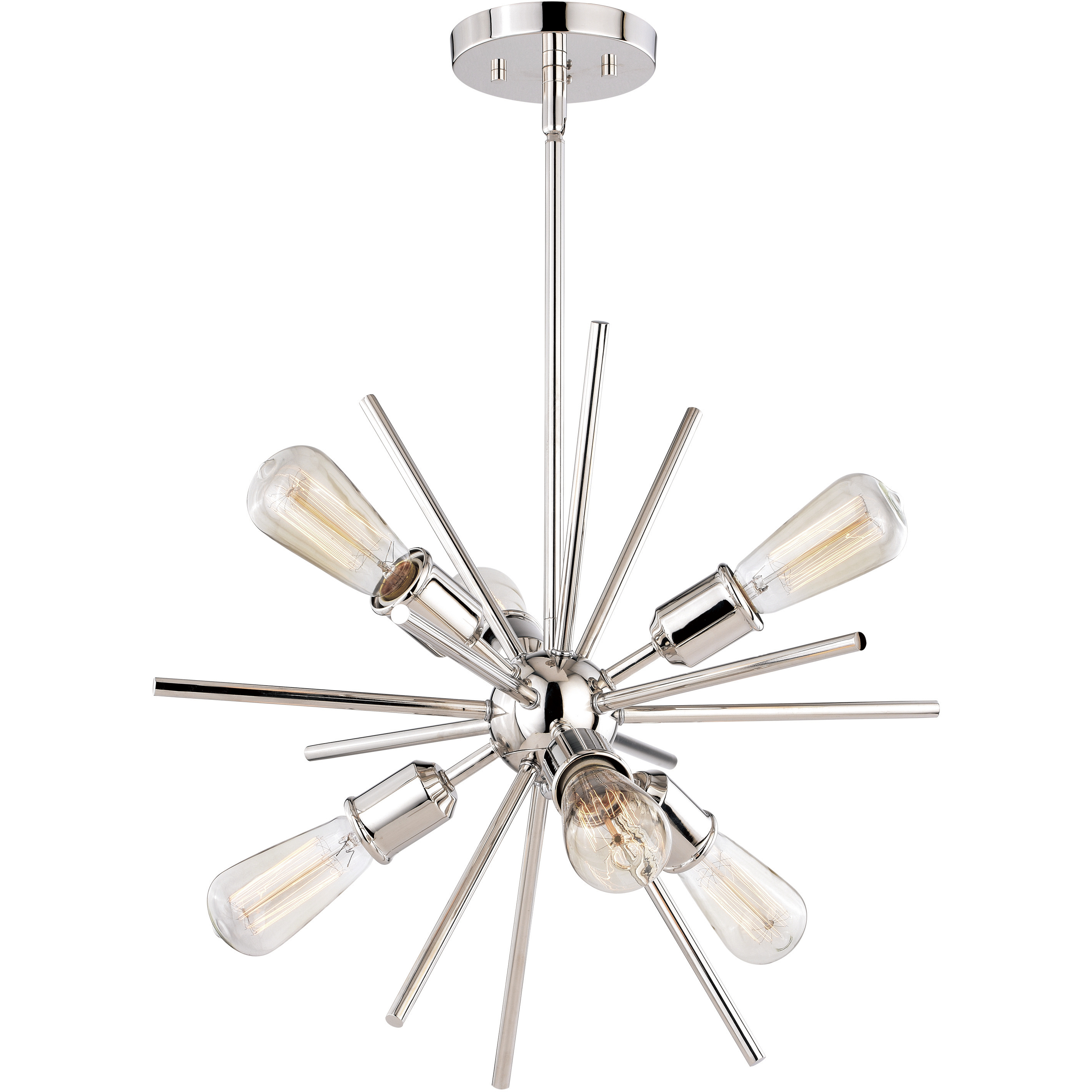 Estelle LED 19 inch Polished Nickel Pendant Ceiling Light