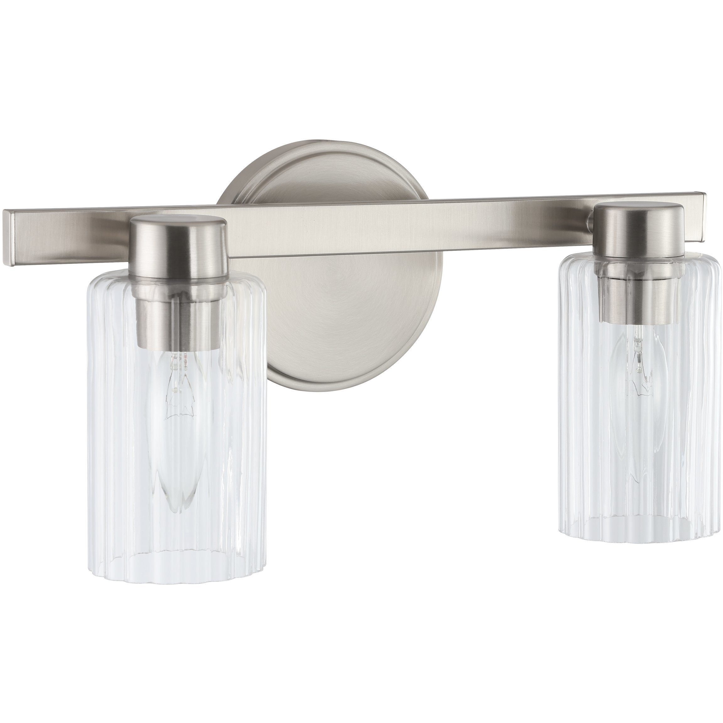 Bedminster 2 Light 14.5 inch Brushed Nickel Vanity Light Wall Light