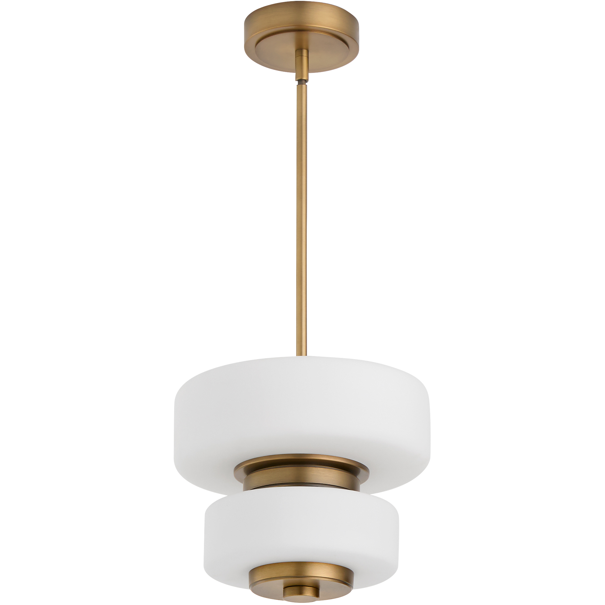 Favo 13.5 inch Brushed Brass Pendant Ceiling Light
