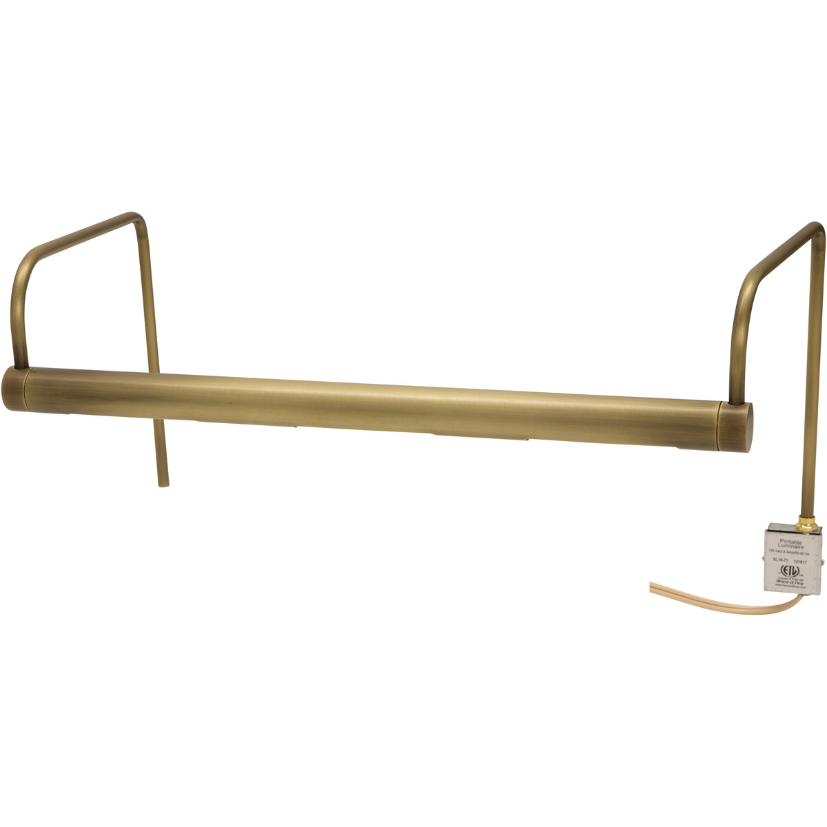 Slim-line 45 watt 16 inch Antique Brass Picture Light Wall Light